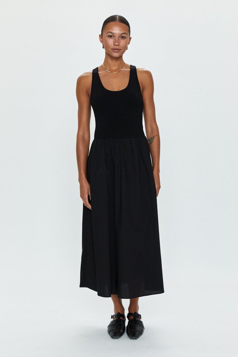 FAYE TANK DRESS - NOIR 1