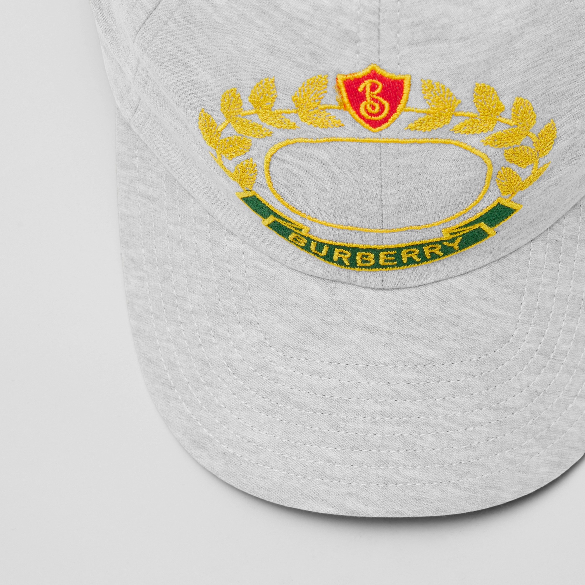 Oak Leaf Crest Cotton Jersey Baseball Cap - 7