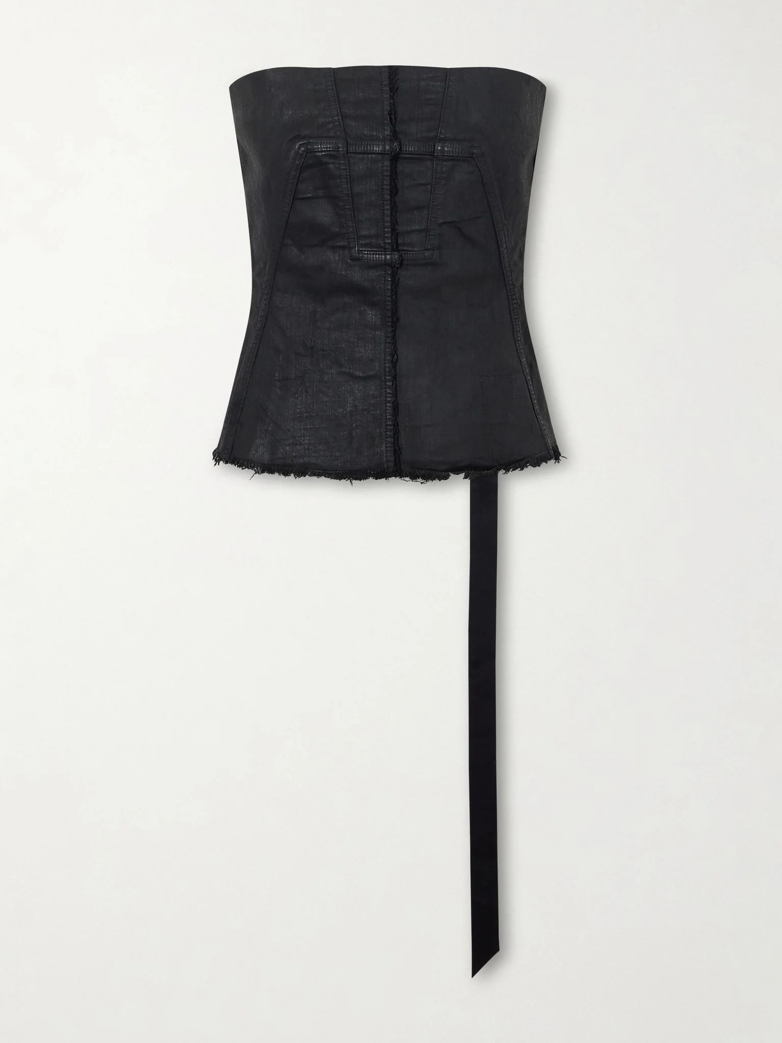 Temple denim boustier Black - 1