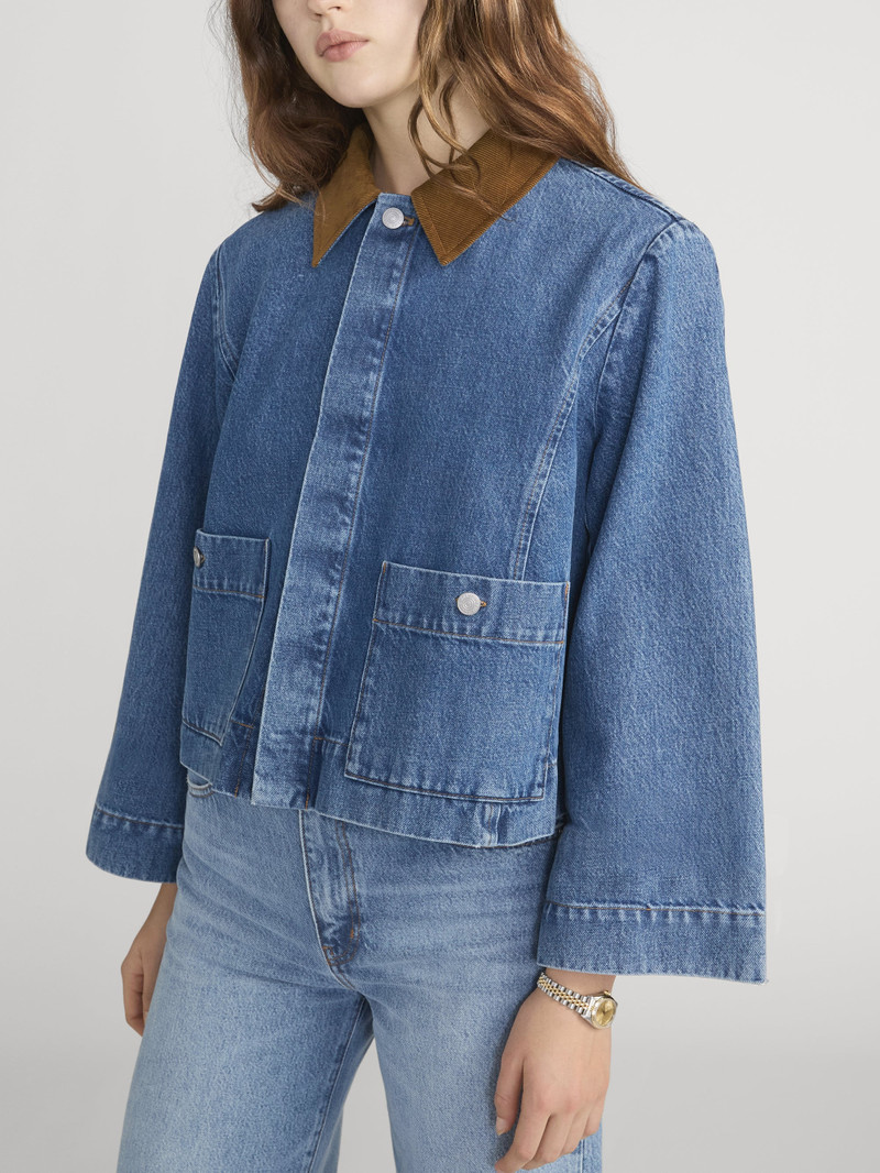 The Mini Denim Swing Jacket 4