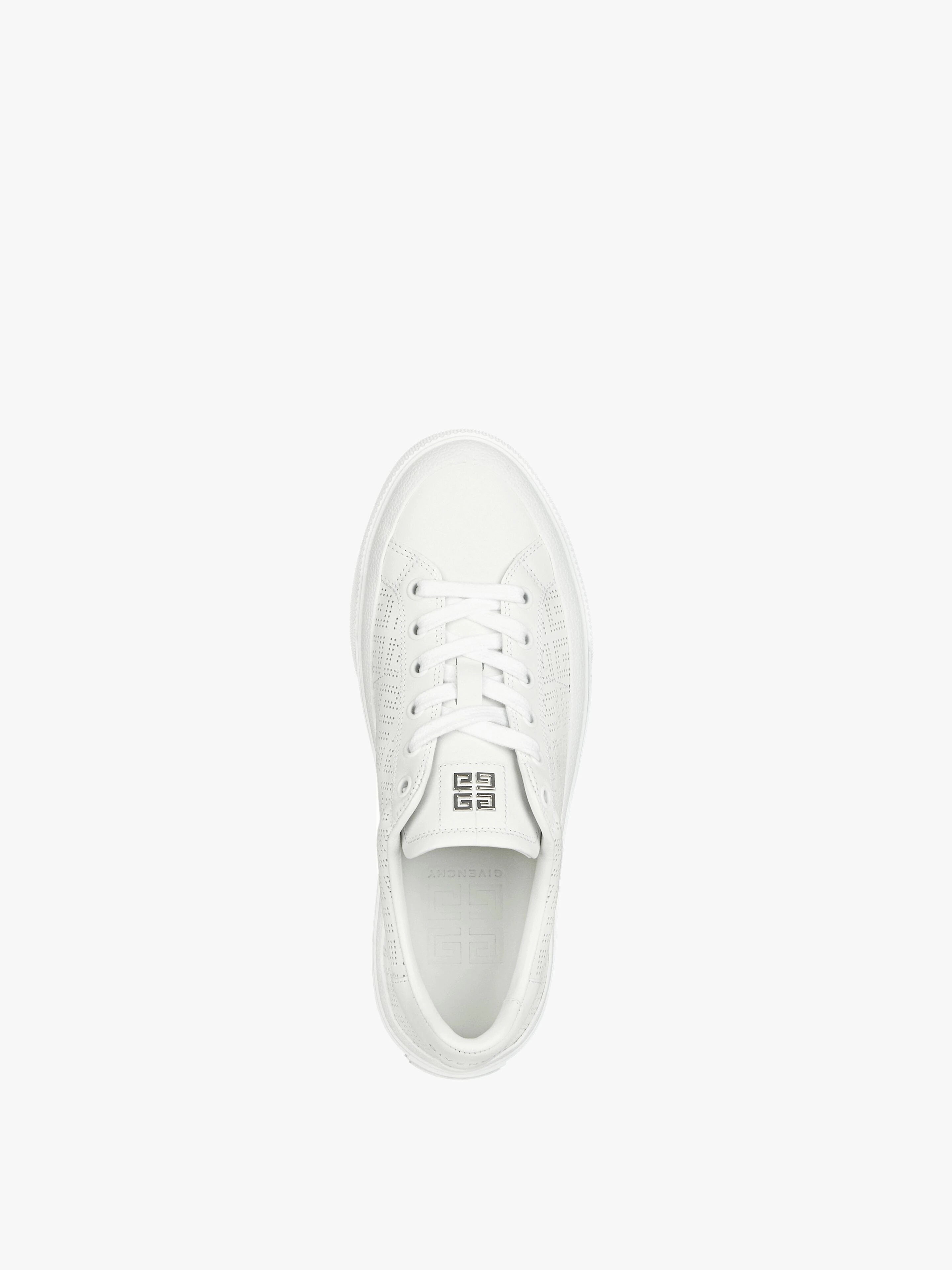 CITY SPORT SNEAKERS IN 4G PERFORATED LEATHER - 4