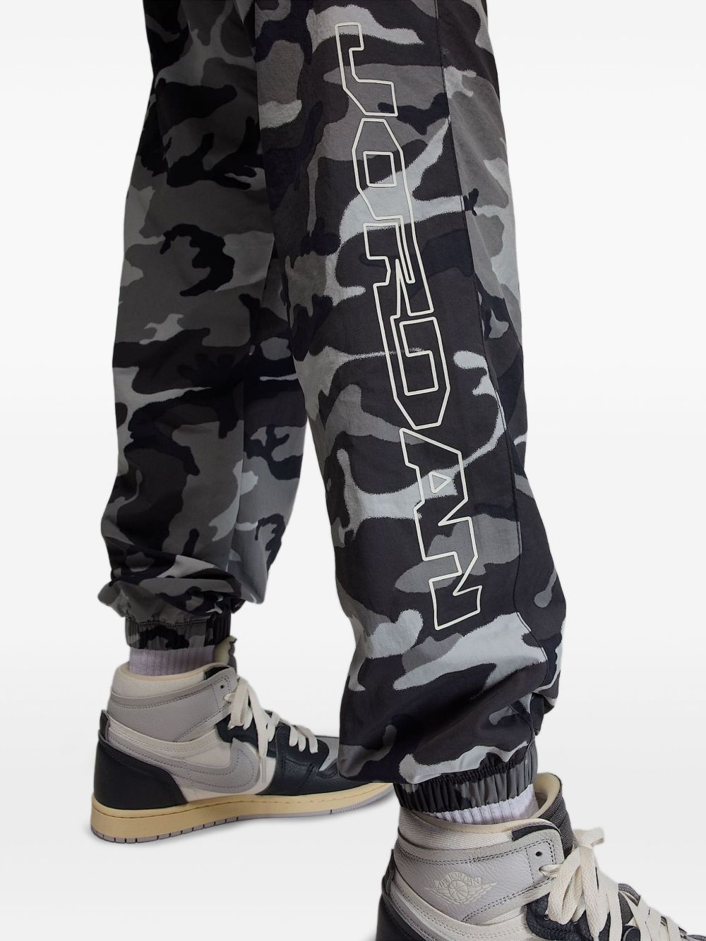 camo-print track pants - 5