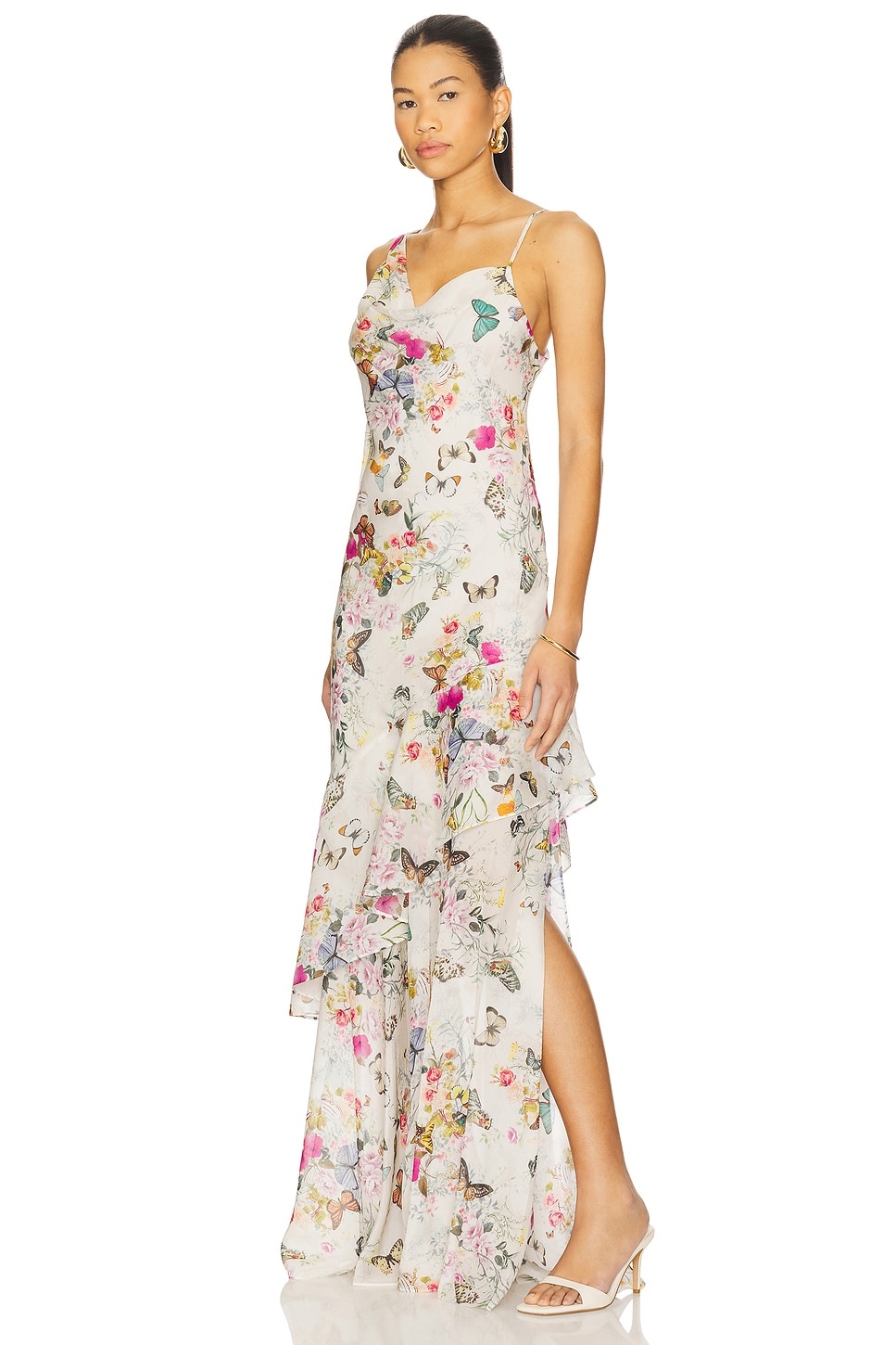 Viola Cowl Neck Gown - 3