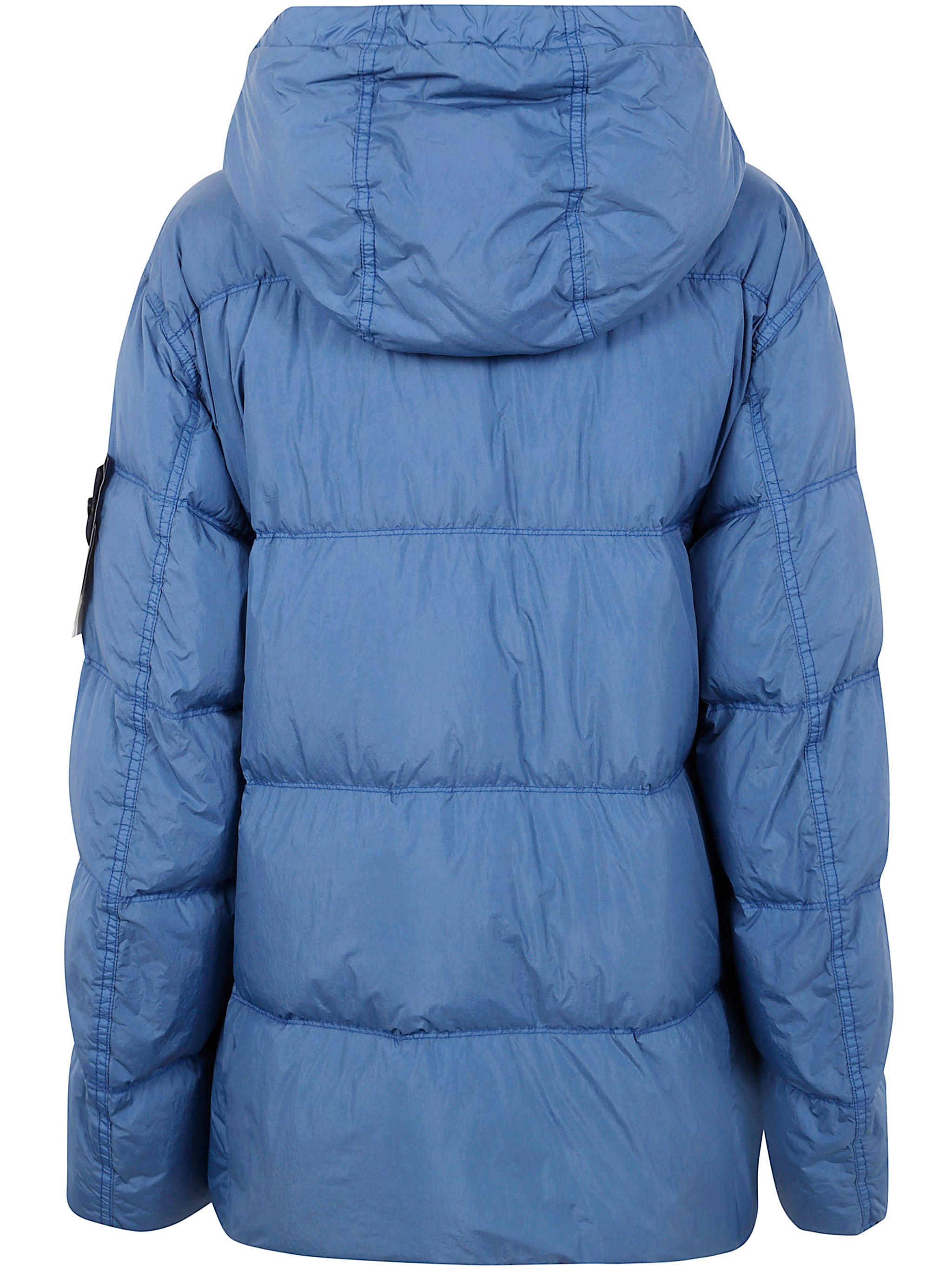Stone Island Men "Garment Dyed Crinkle Reps Ny" Recycled Nylon Short Parka - 2