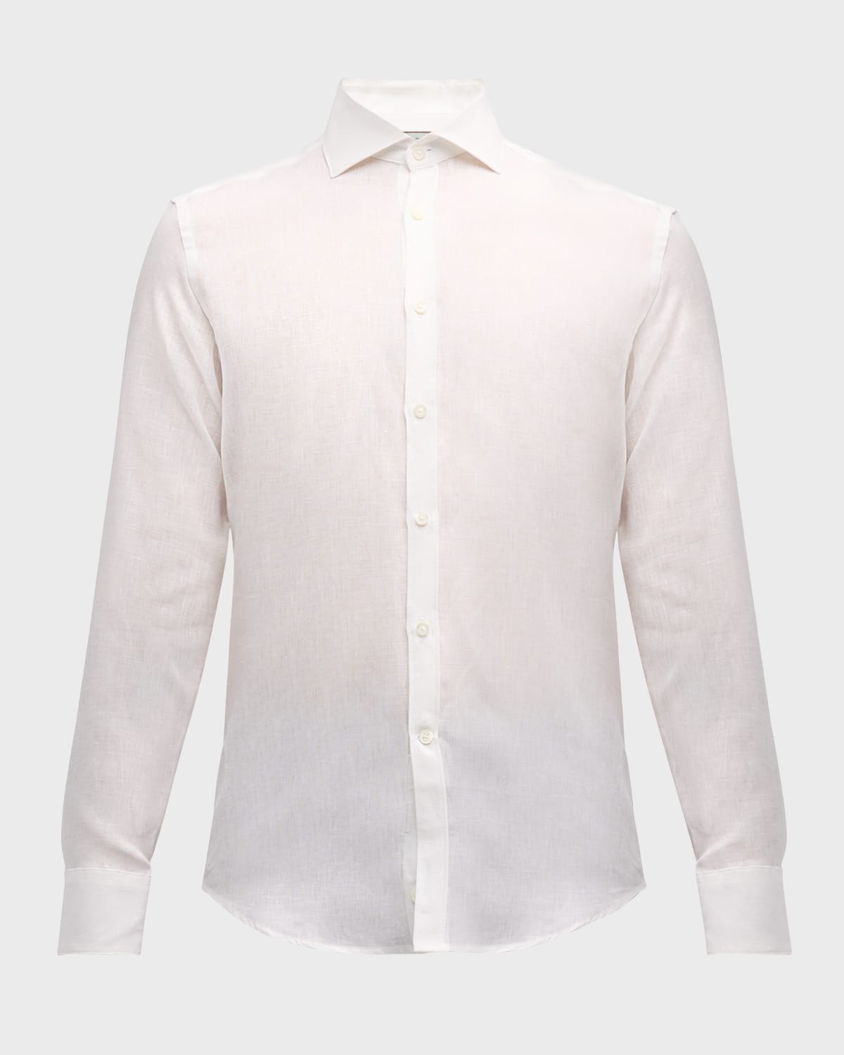 Men's Linen Casual Button-Down Shirt - 1