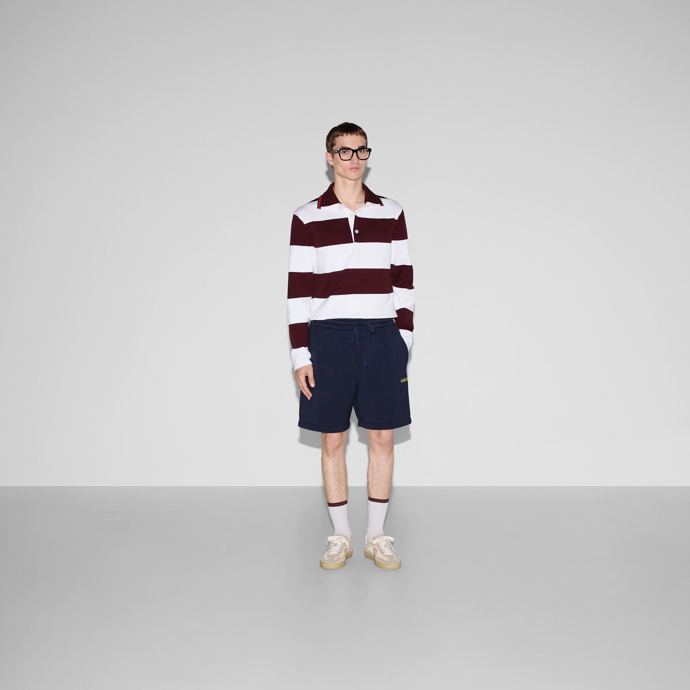 Jersey shorts with patch - 2