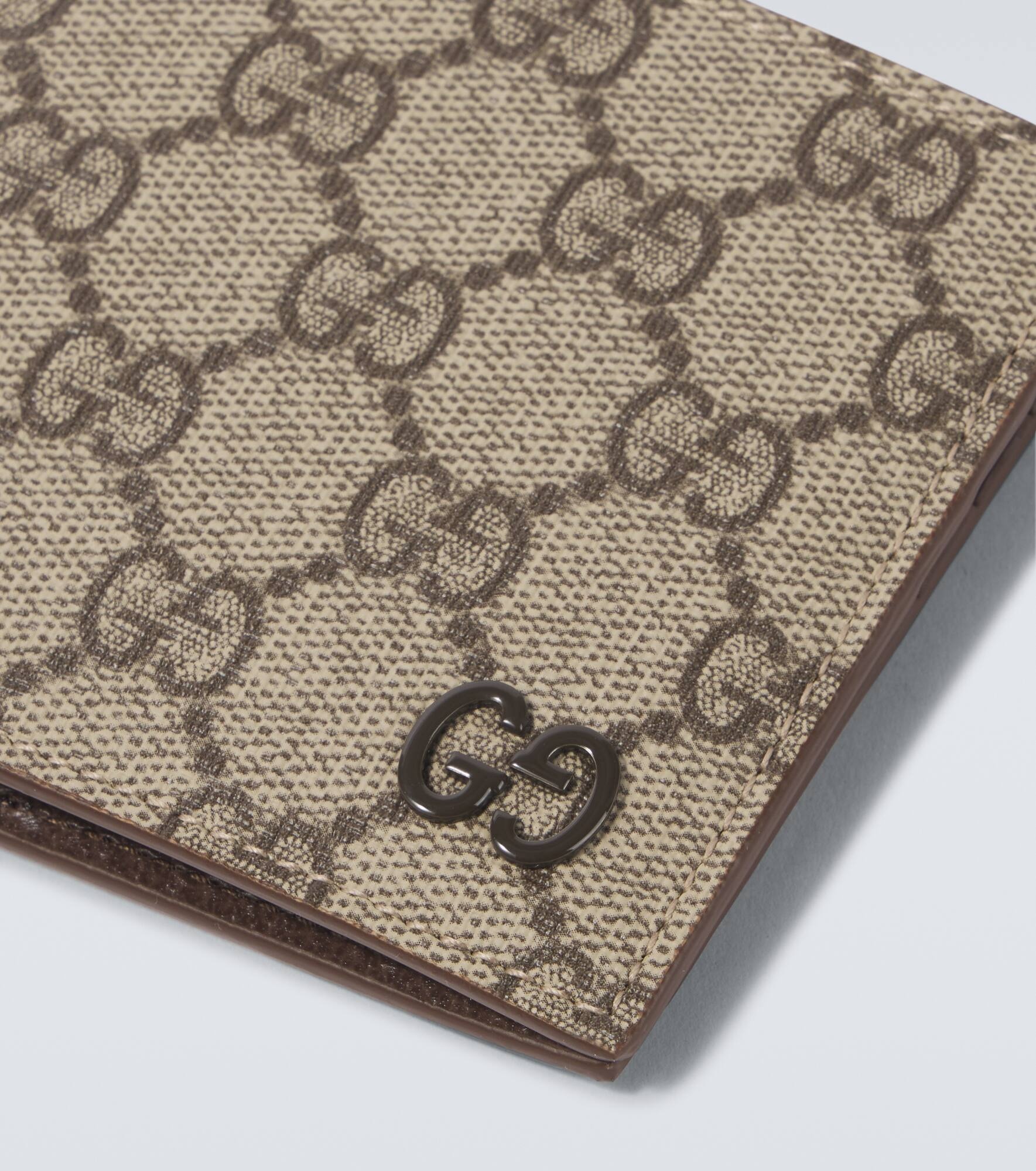 GG faux leather bifold wallet - 4