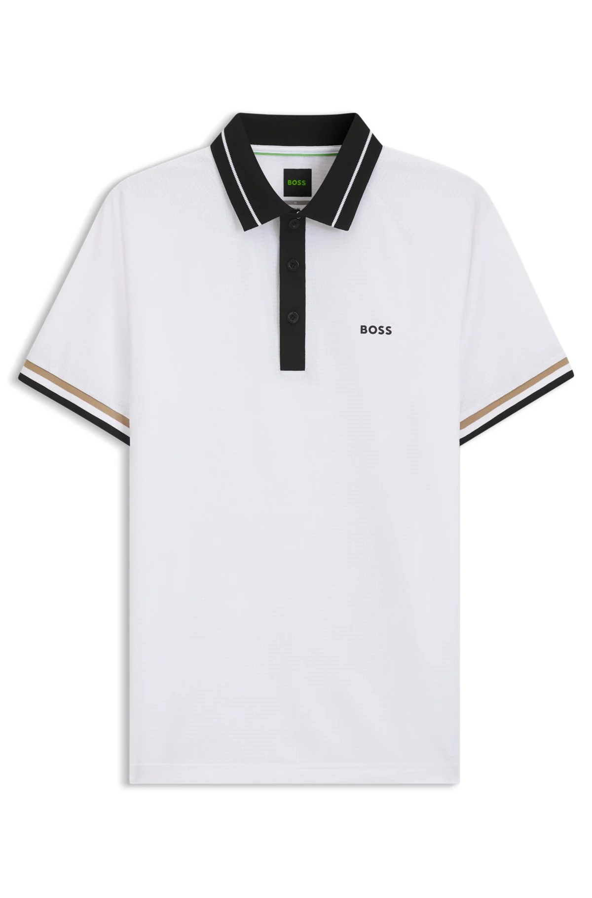 ACTIVE SLIM-FIT POLO SHIRT WITH BRANDED DETAILS - 1
