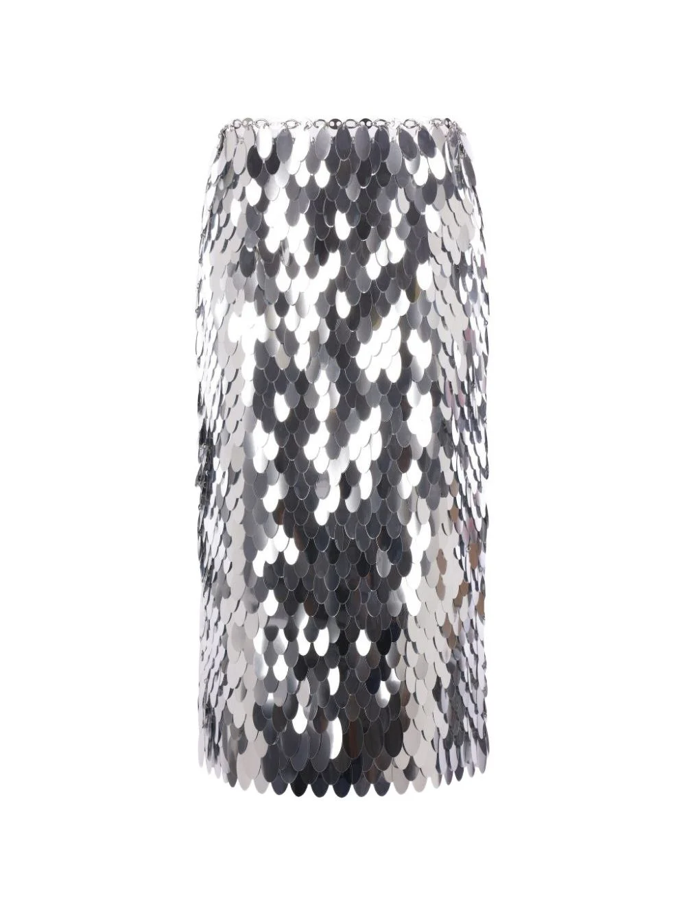 oval-disc chain-link mini skirt - 1