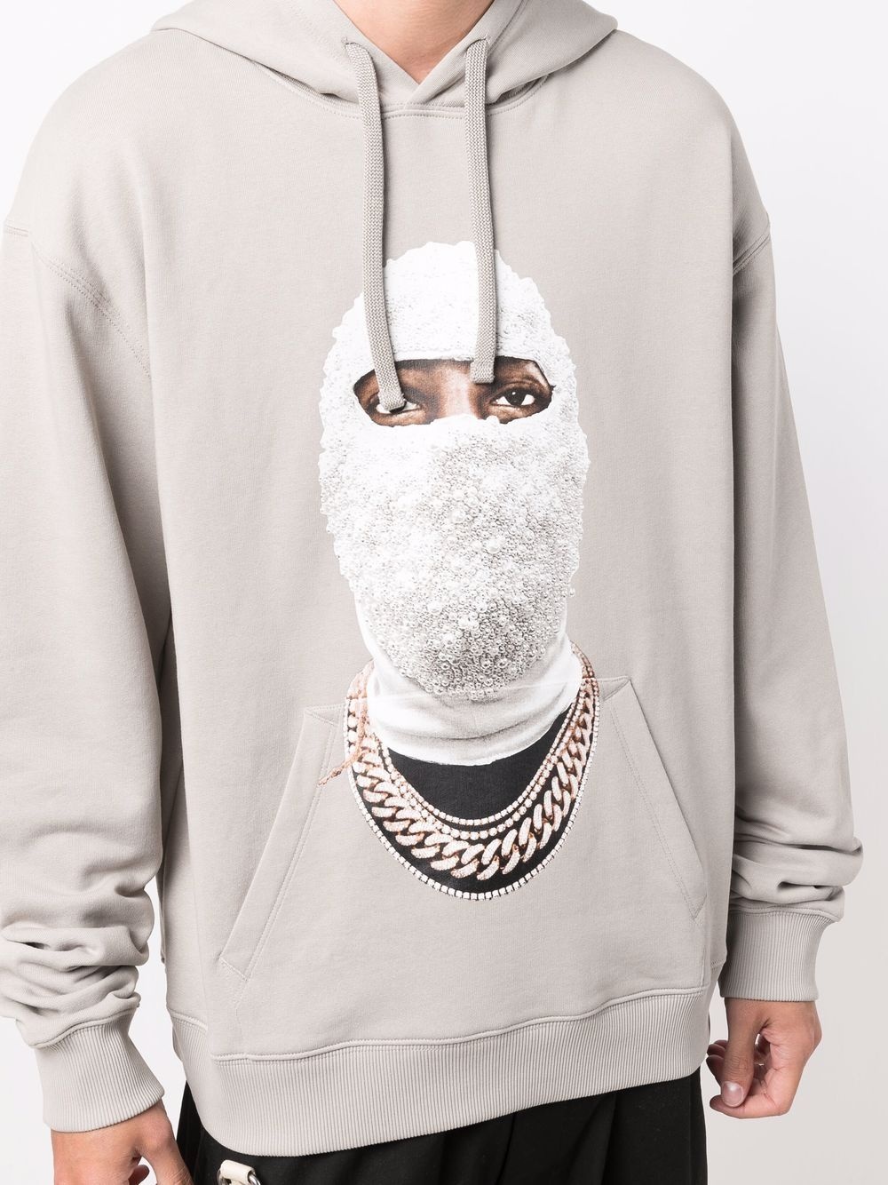 balaclava-print hoodie - 5