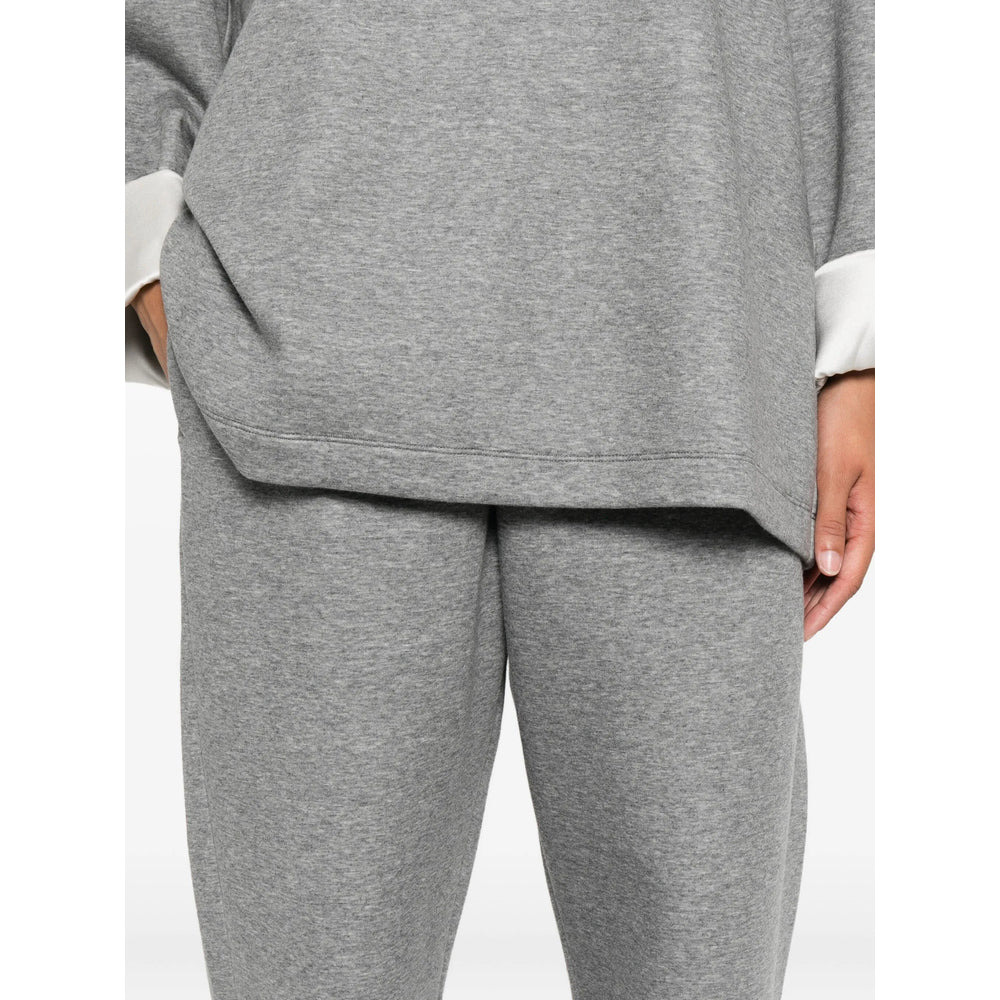 Carven Grey Trousers - Track Pants Women - 3