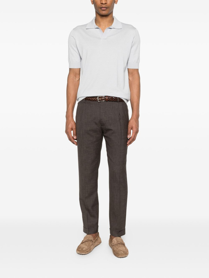 LARDINI classic-collar polo shirt outlook