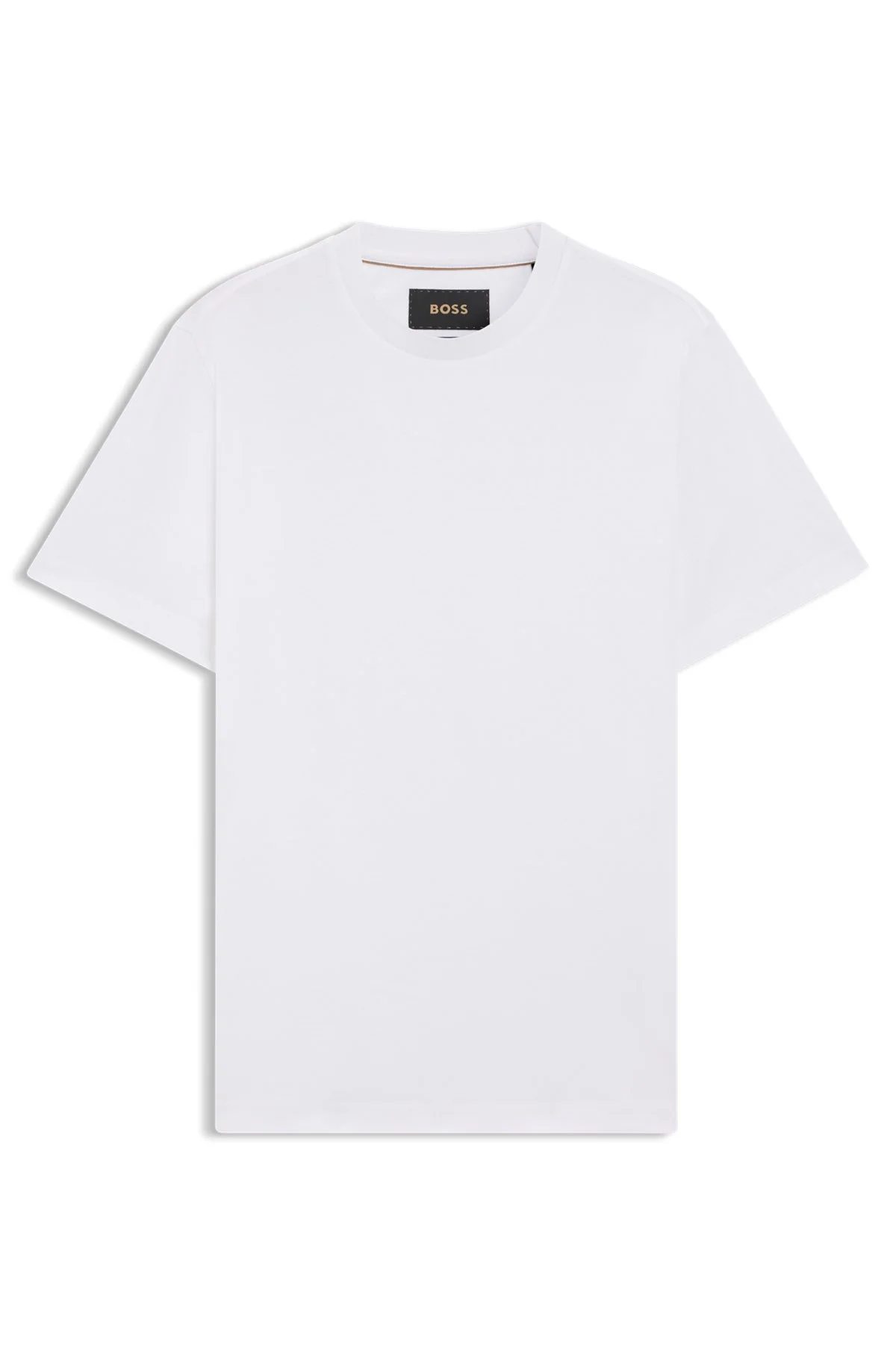 REGULAR-FIT T-SHIRT IN MERCERIZED COTTON - 1