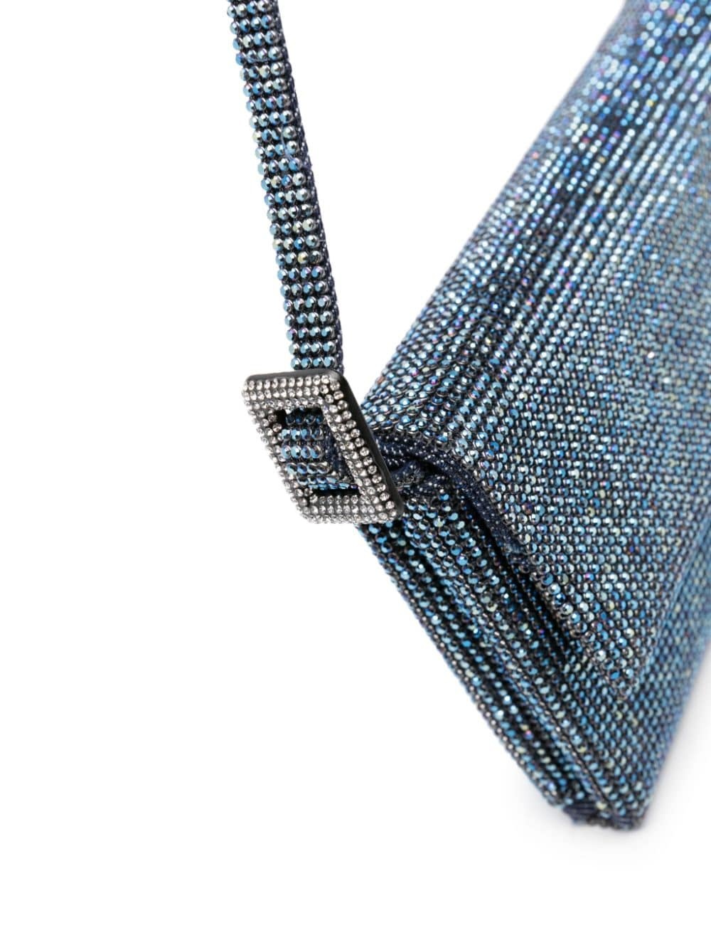 Vitty La Mignon rhinestone-embellished denim bag - 4