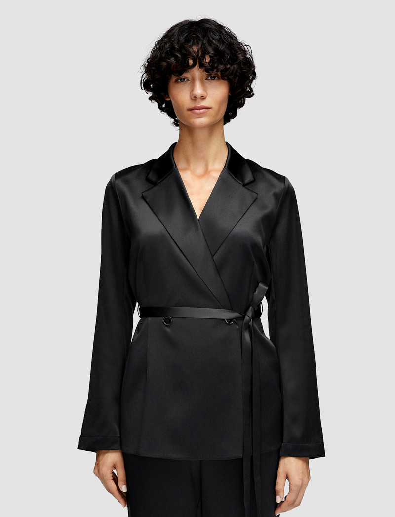 JOSEPH Joubert Silk Satin Jacket outlook
