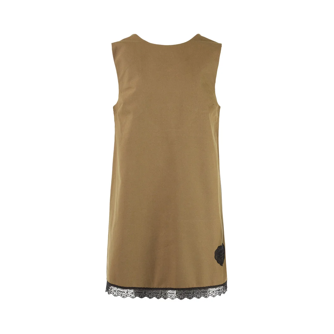 Workwear Canvas Boxy Mini Dress - 1
