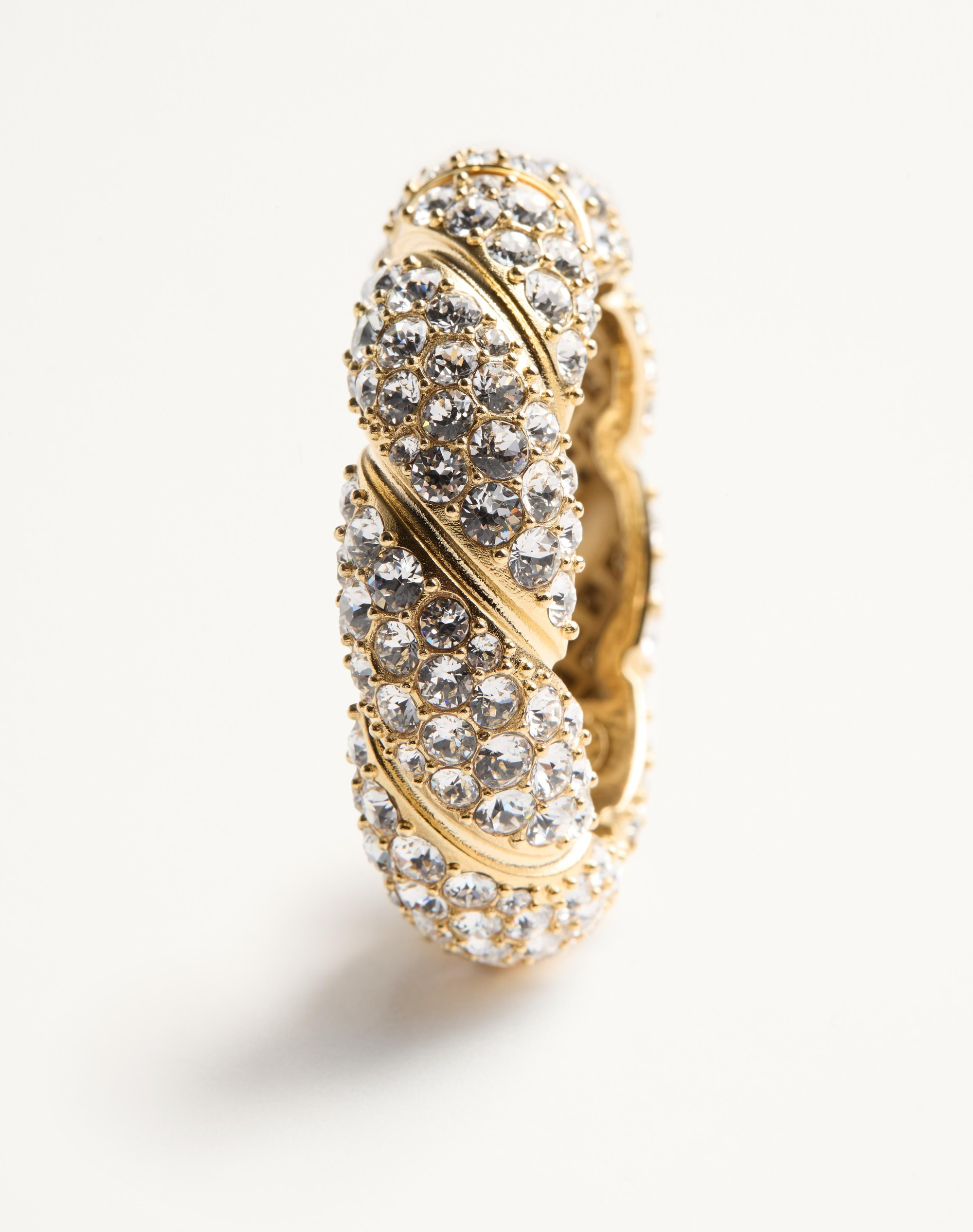 MONO PAS PLUS EARRING IN METAL AND SWAROVSKI® CRYSTALS - 3