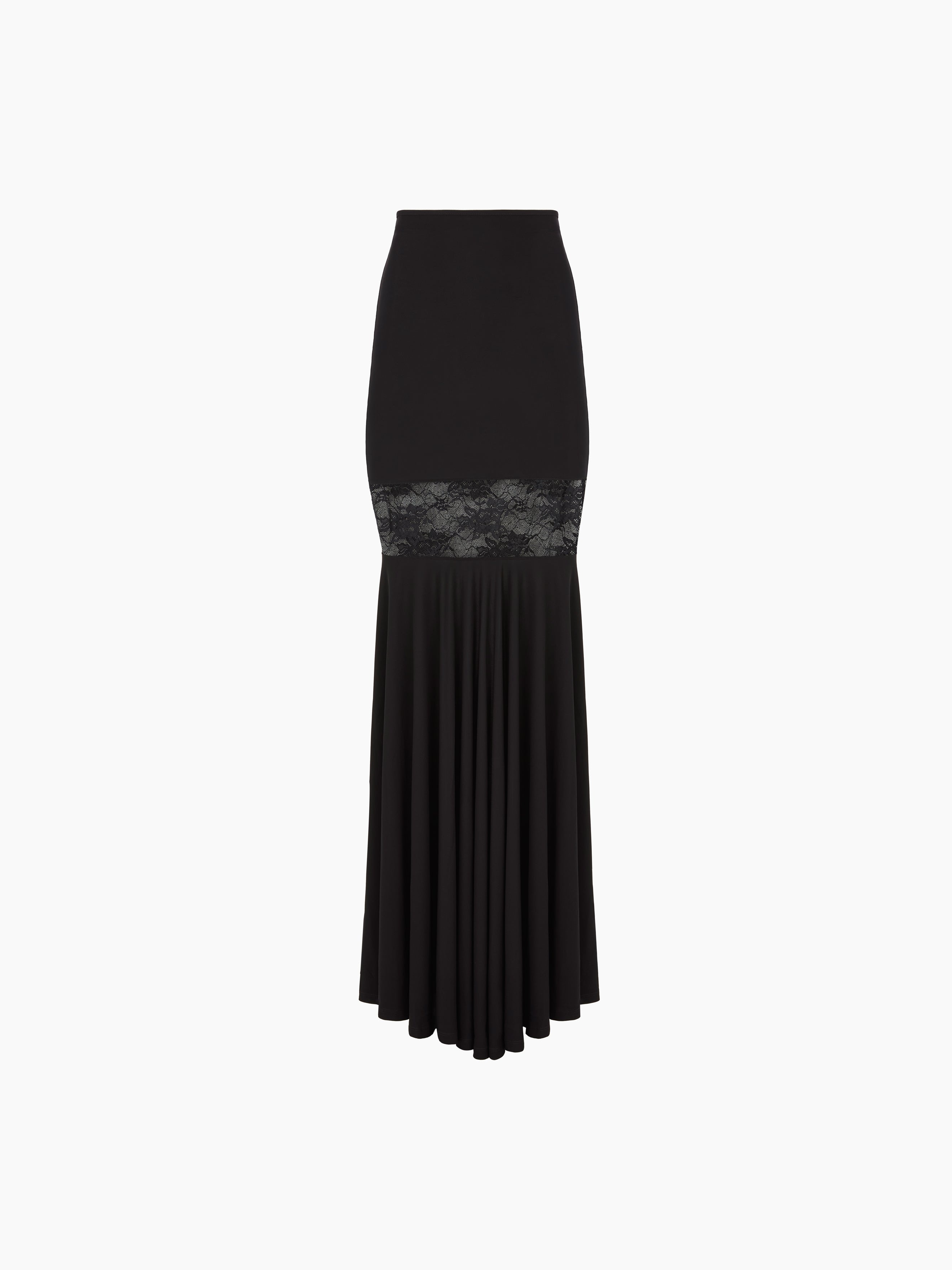 MERMAID SKIRT WITH LACE INSERT - 5