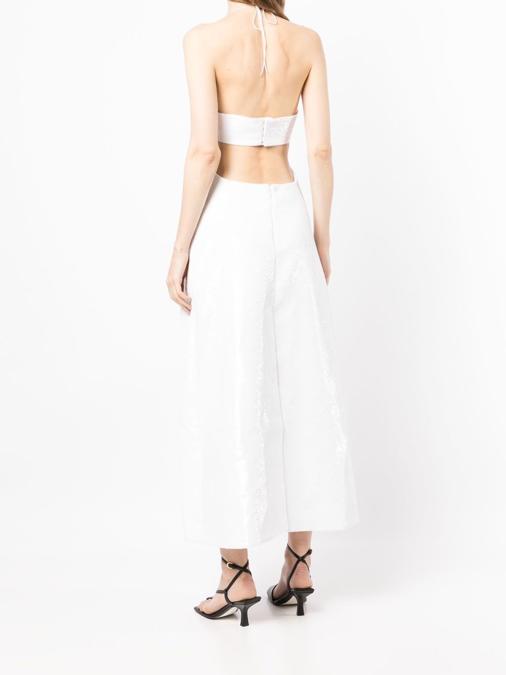 open cut sequin dress - 4
