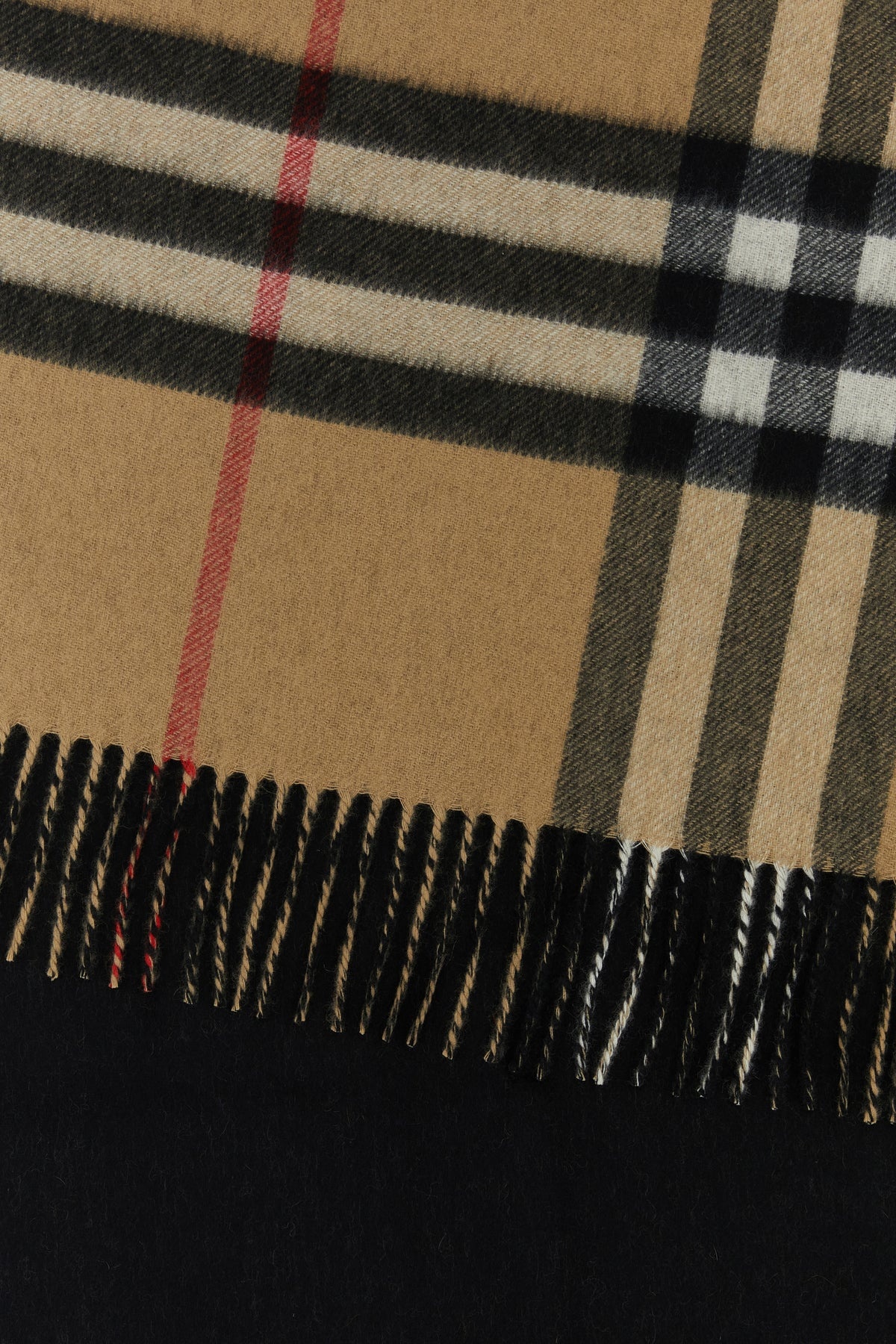 Embroidered cashmere scarf - 2