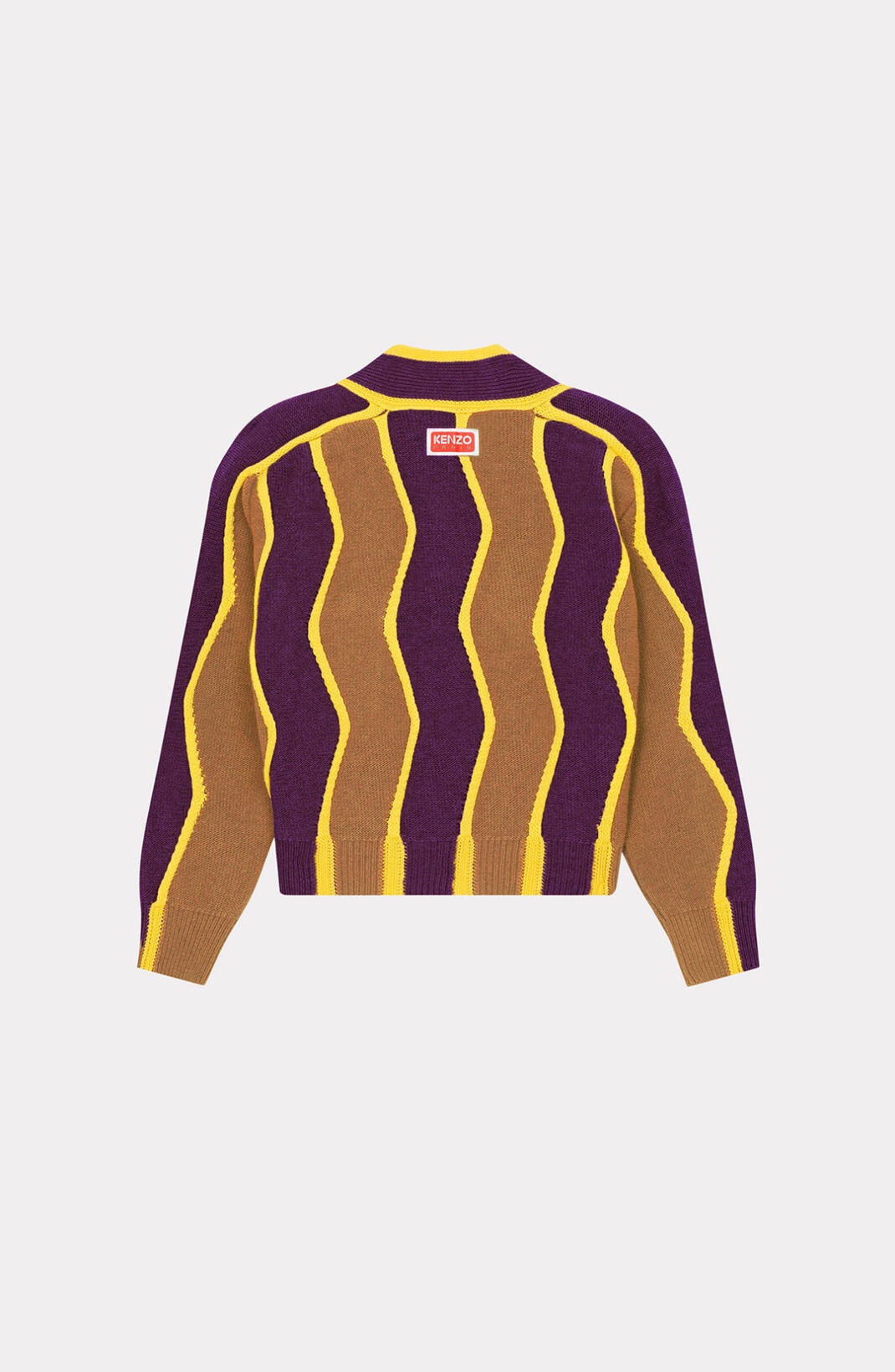 'Wavy Stripes' boxy cardigan - 2