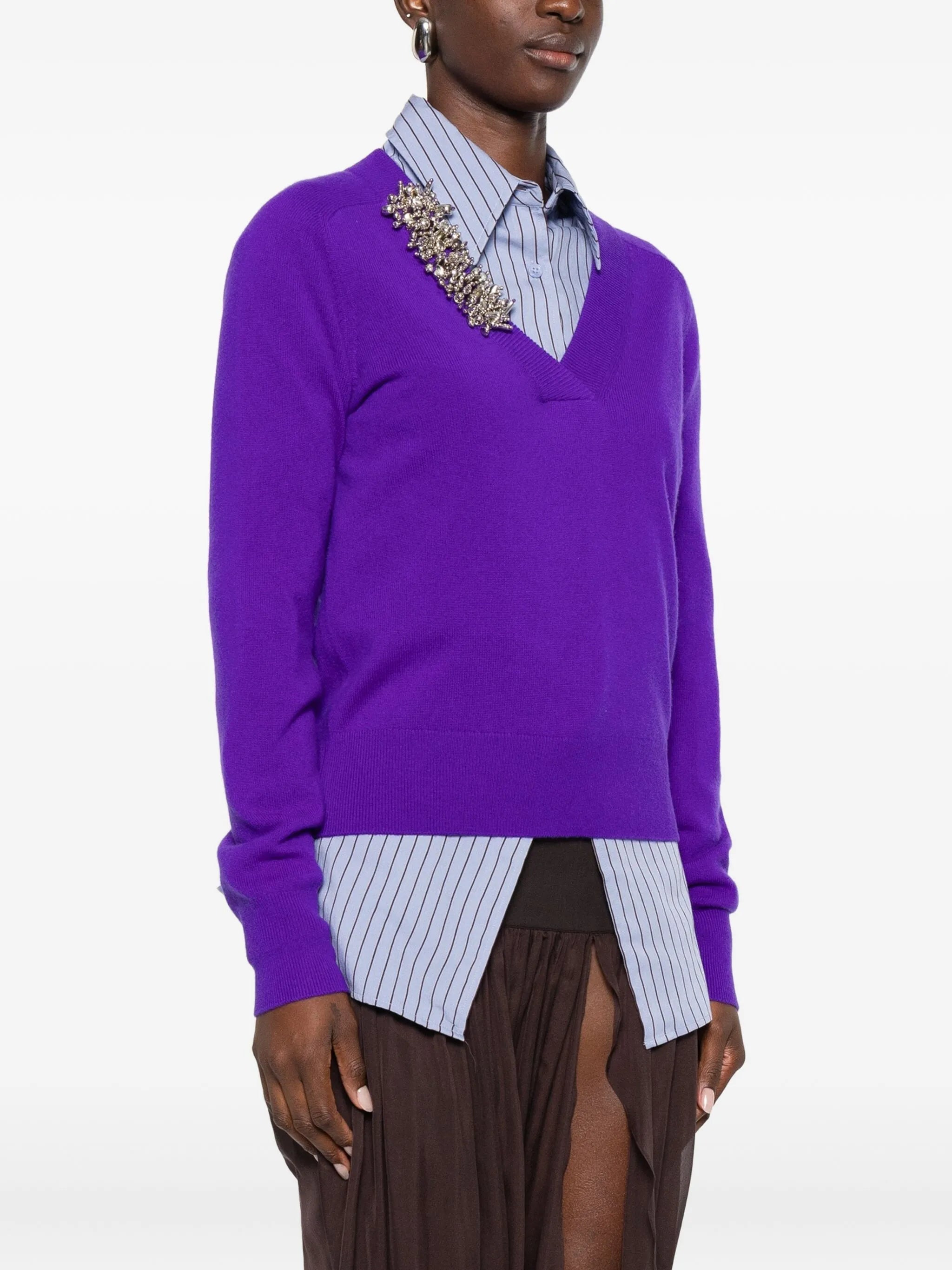 Dries Van Noten V-neck Sweater - 3