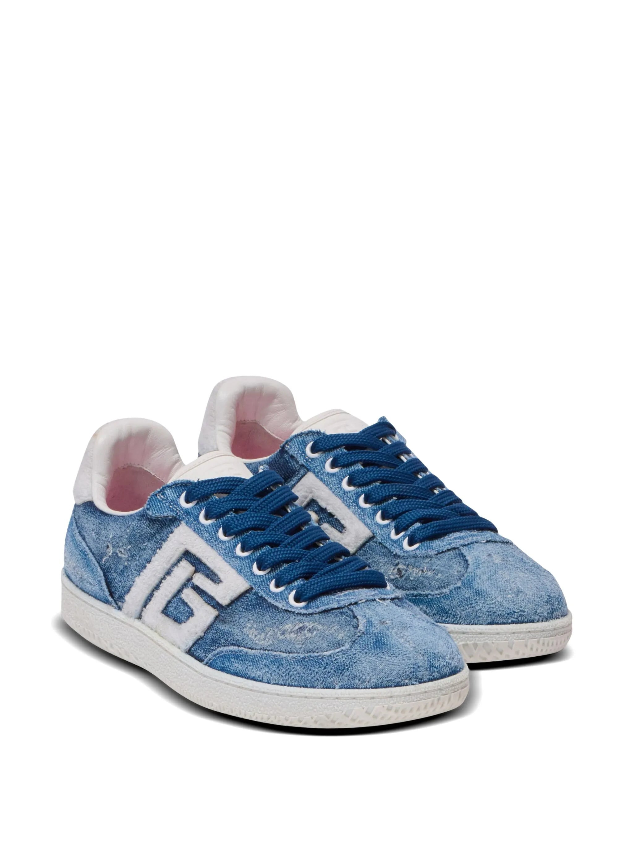 logo-patch sneakers - 2