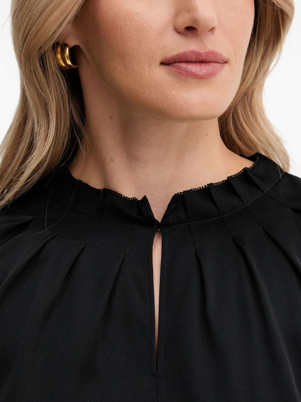 keyhole-neck blouse - 5