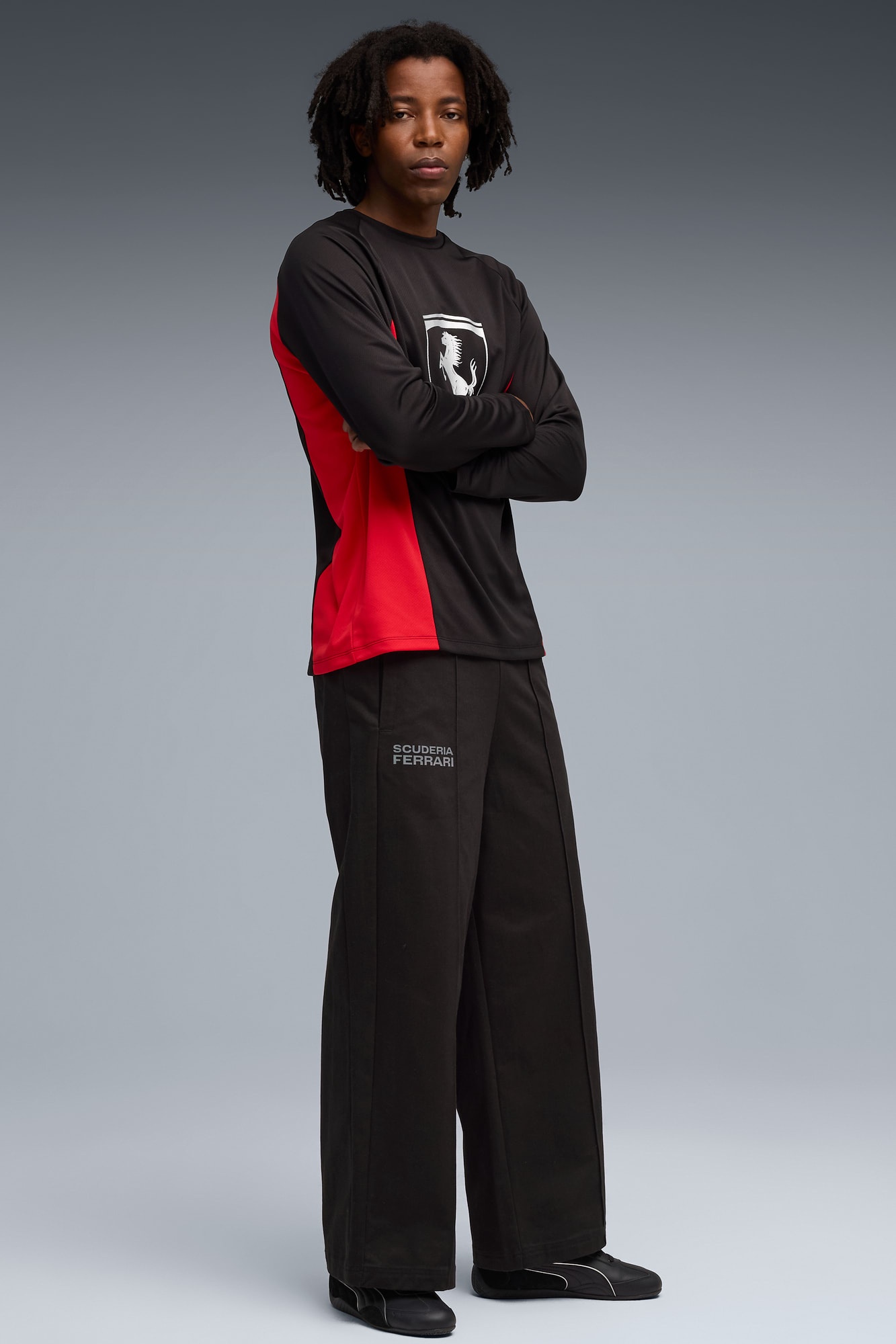 Scuderi Ferrari HP Lifestyle Long Sleeve Tee Men - 5