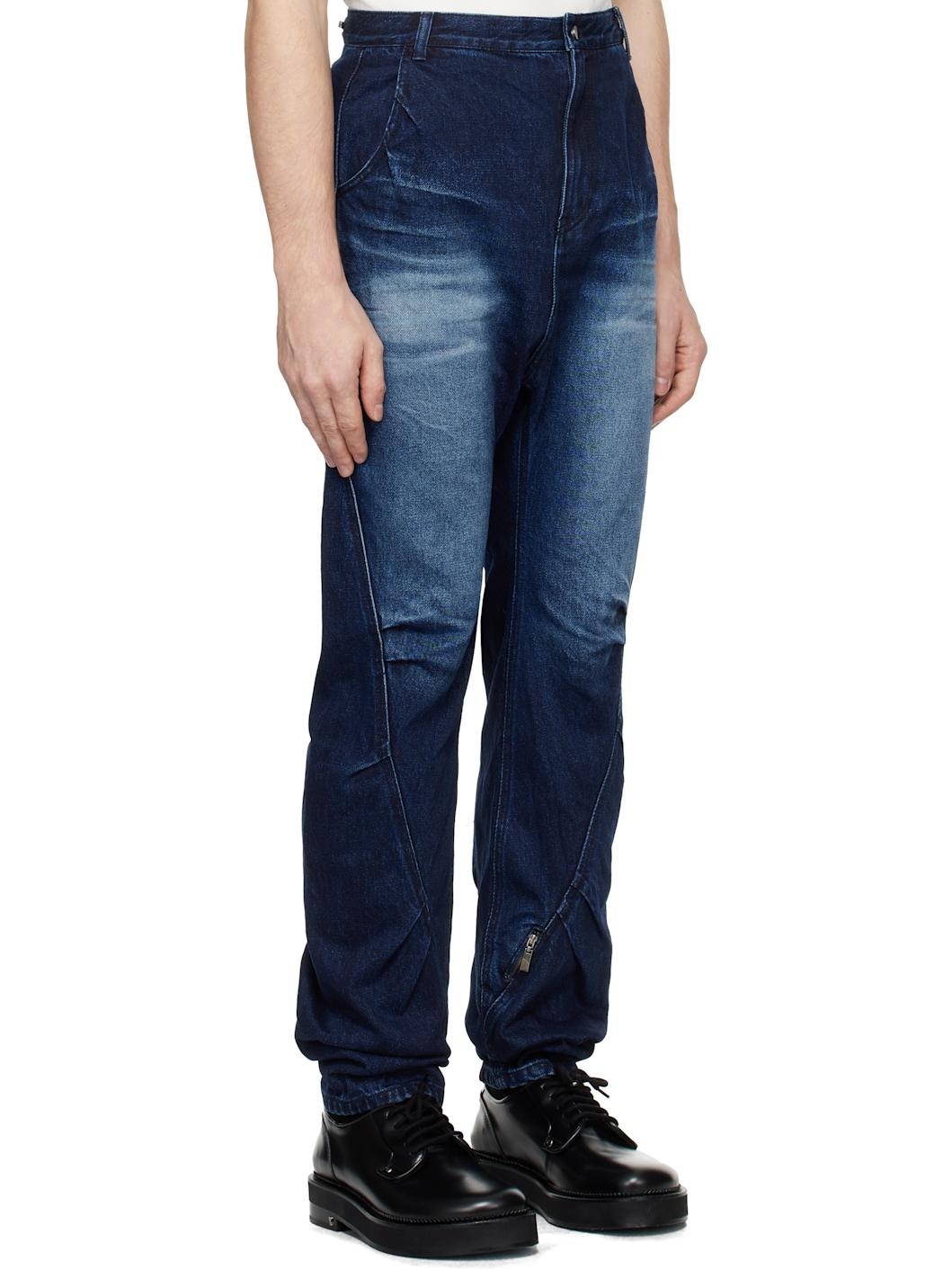 Blue Faded Jeans - 2