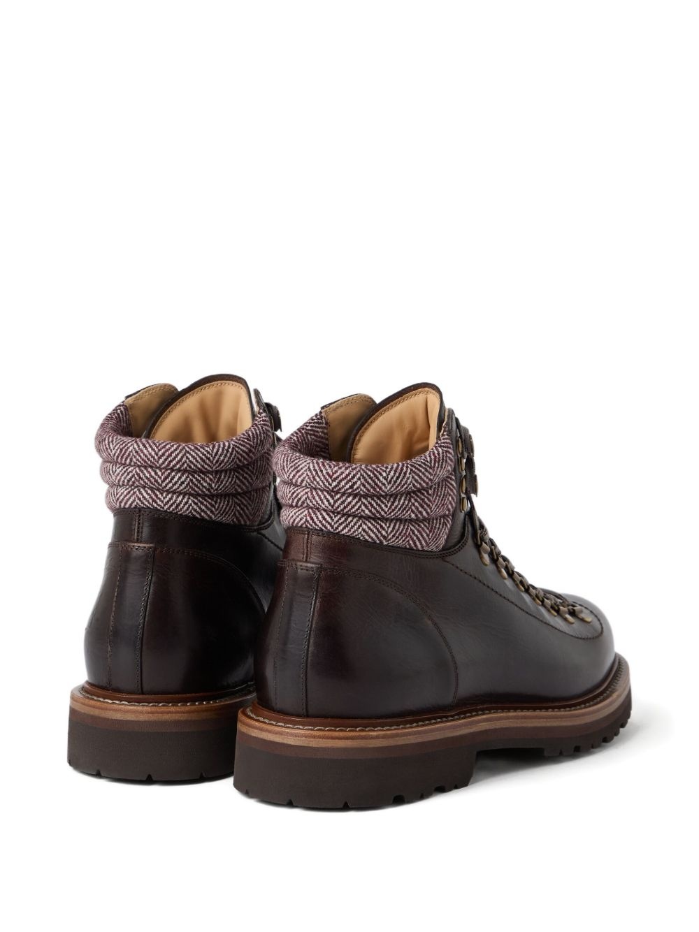 lace-up hiking boots - 3