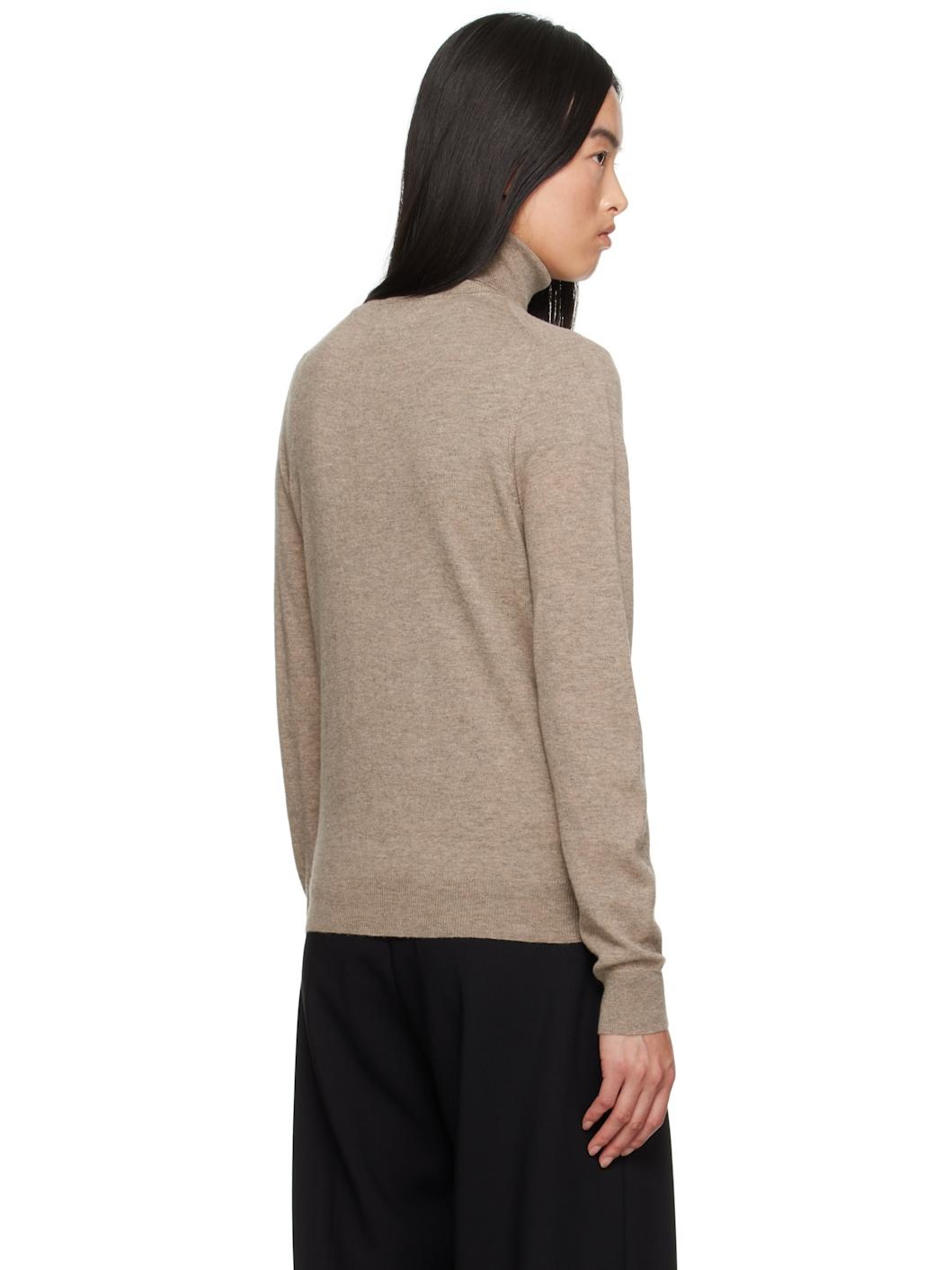Taupe Frederica Turtleneck - 3