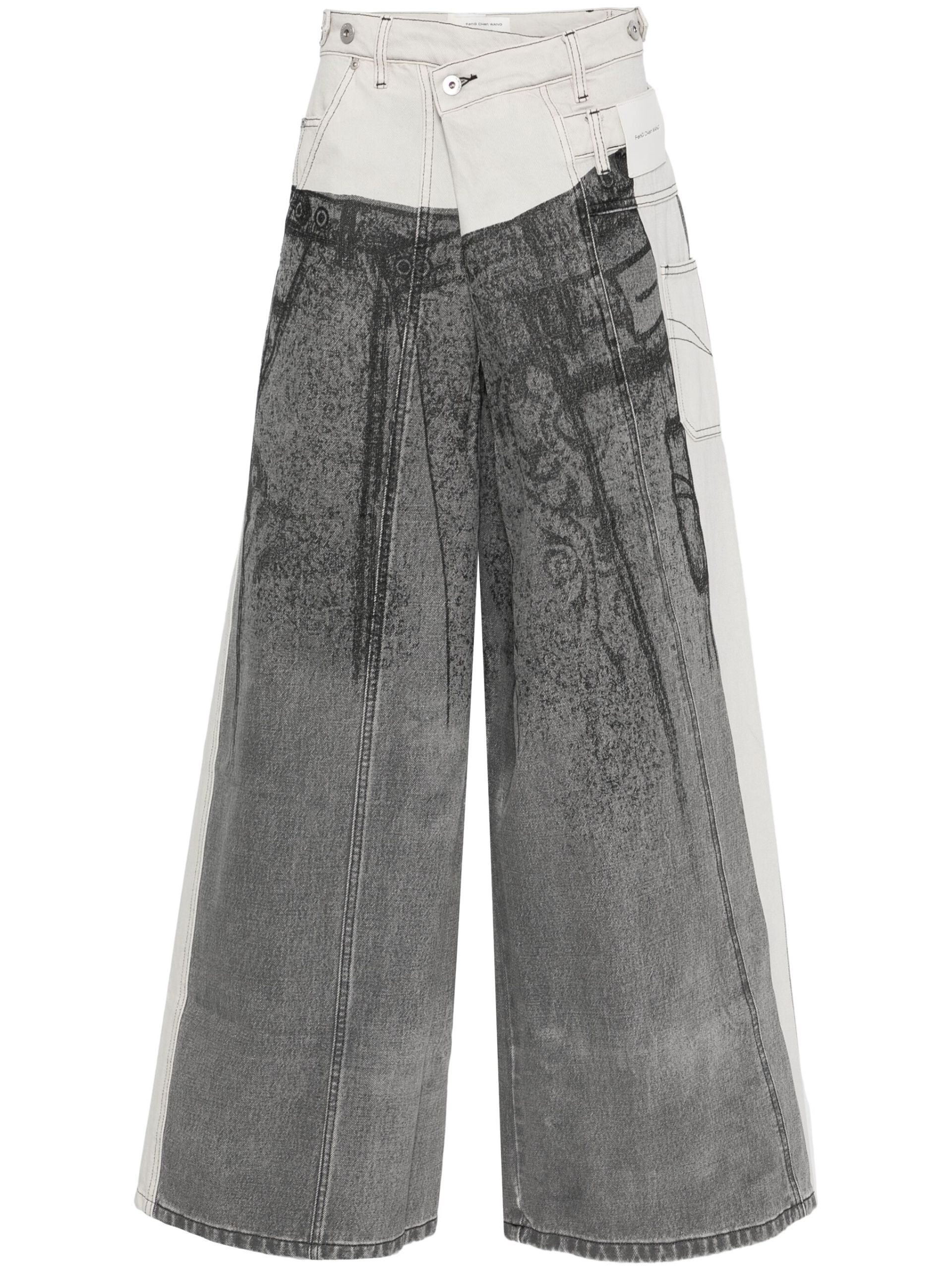 Panelled Jeans - 1