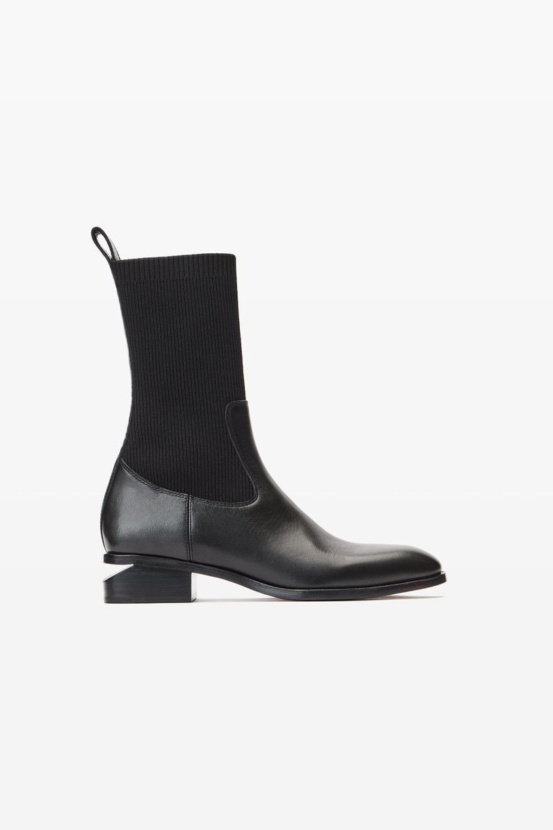 Kane Sock Boot in Leather 1