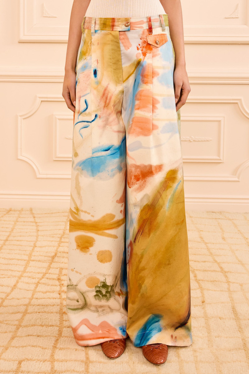 ULLA JOHNSON Motherwell Wide Leg Trouser outlook