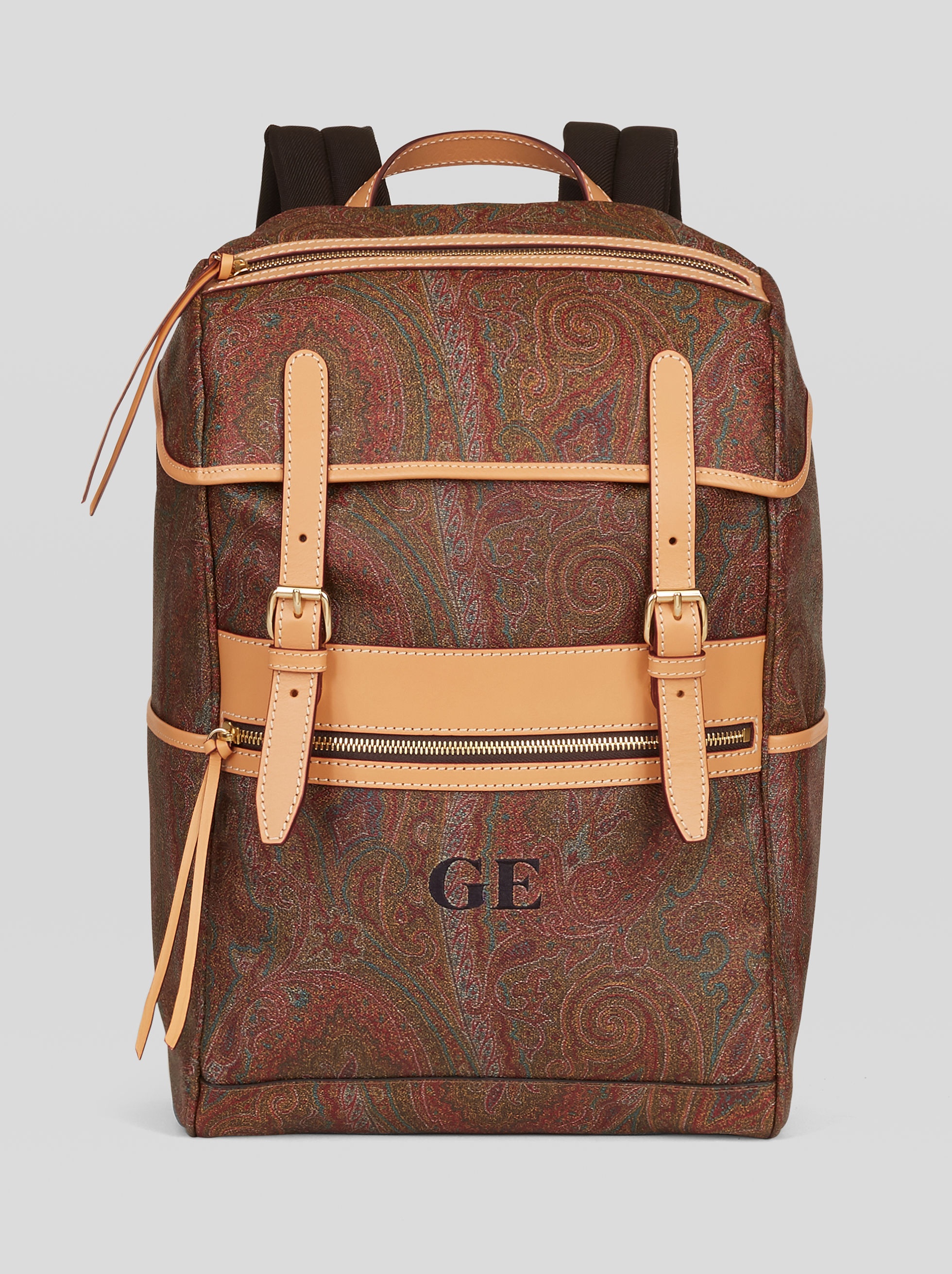 PAISLEY JACQUARD BACKPACK - 3