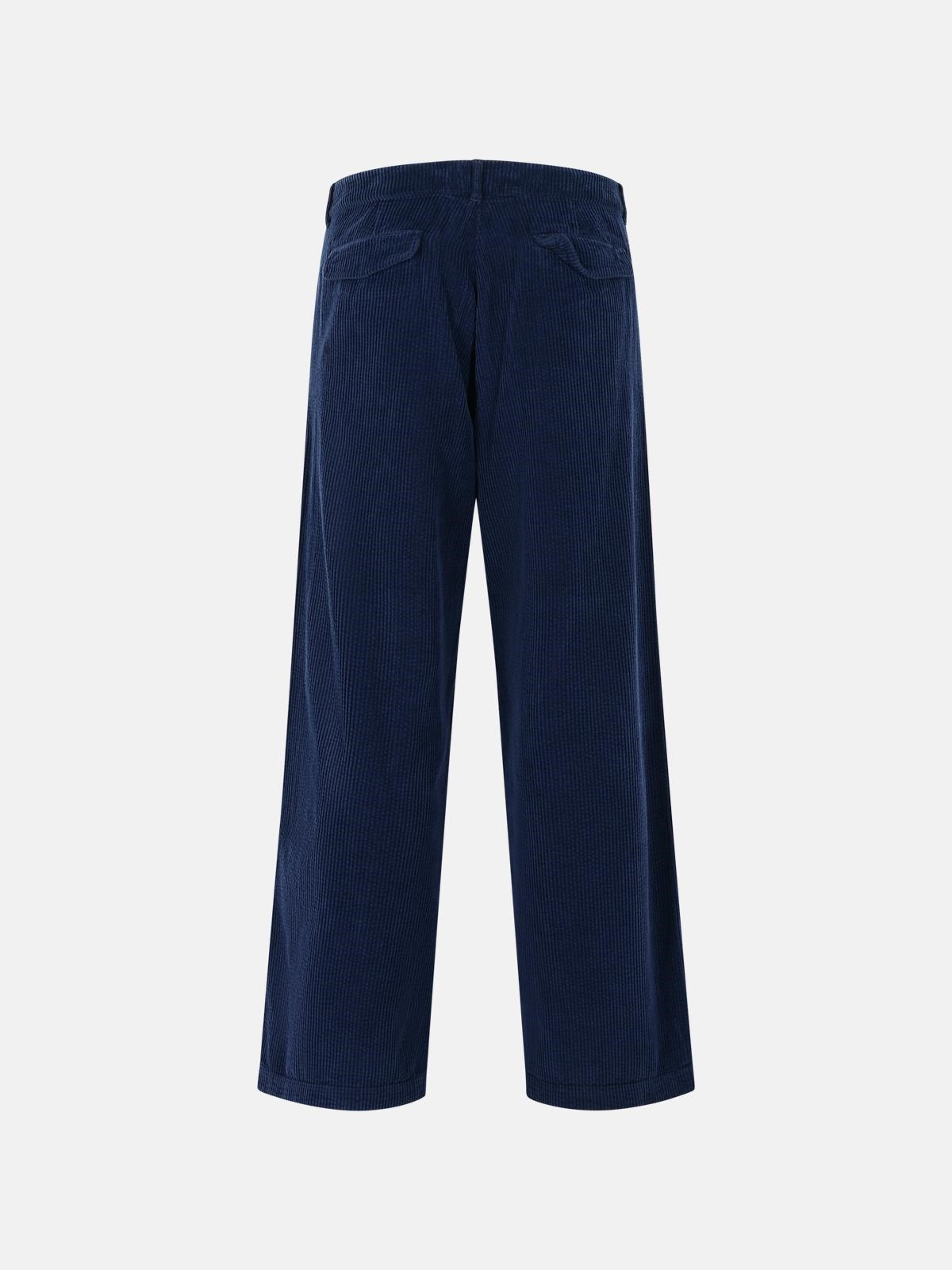 BLUE COTTON PANTS - 3