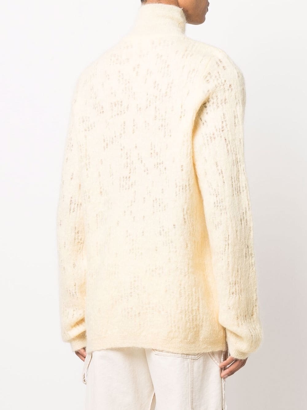 textured roll-neck jumper - 4