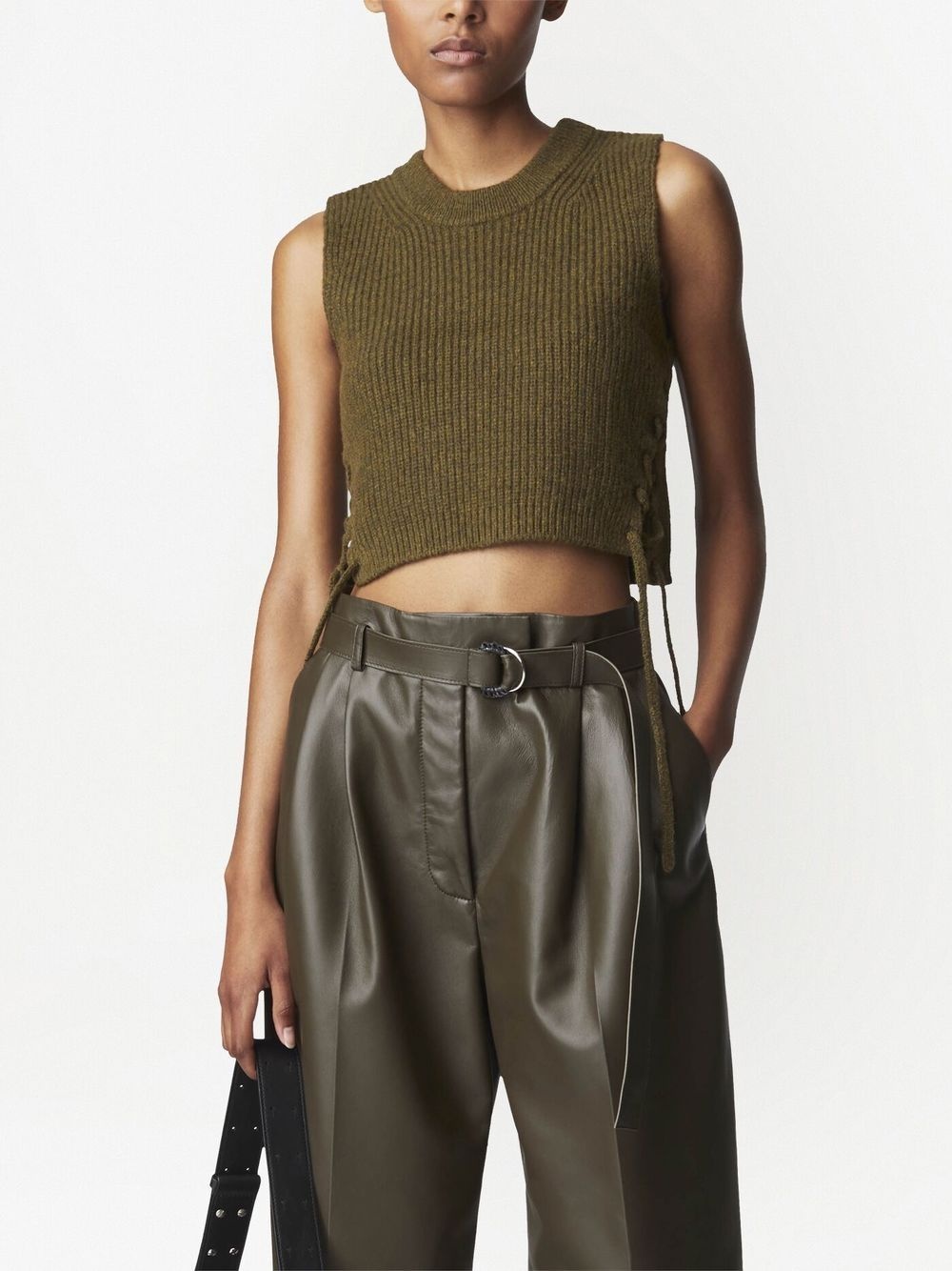 Amani knitted crop top - 3