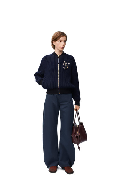 Loewe Bomber jacket in wool outlook