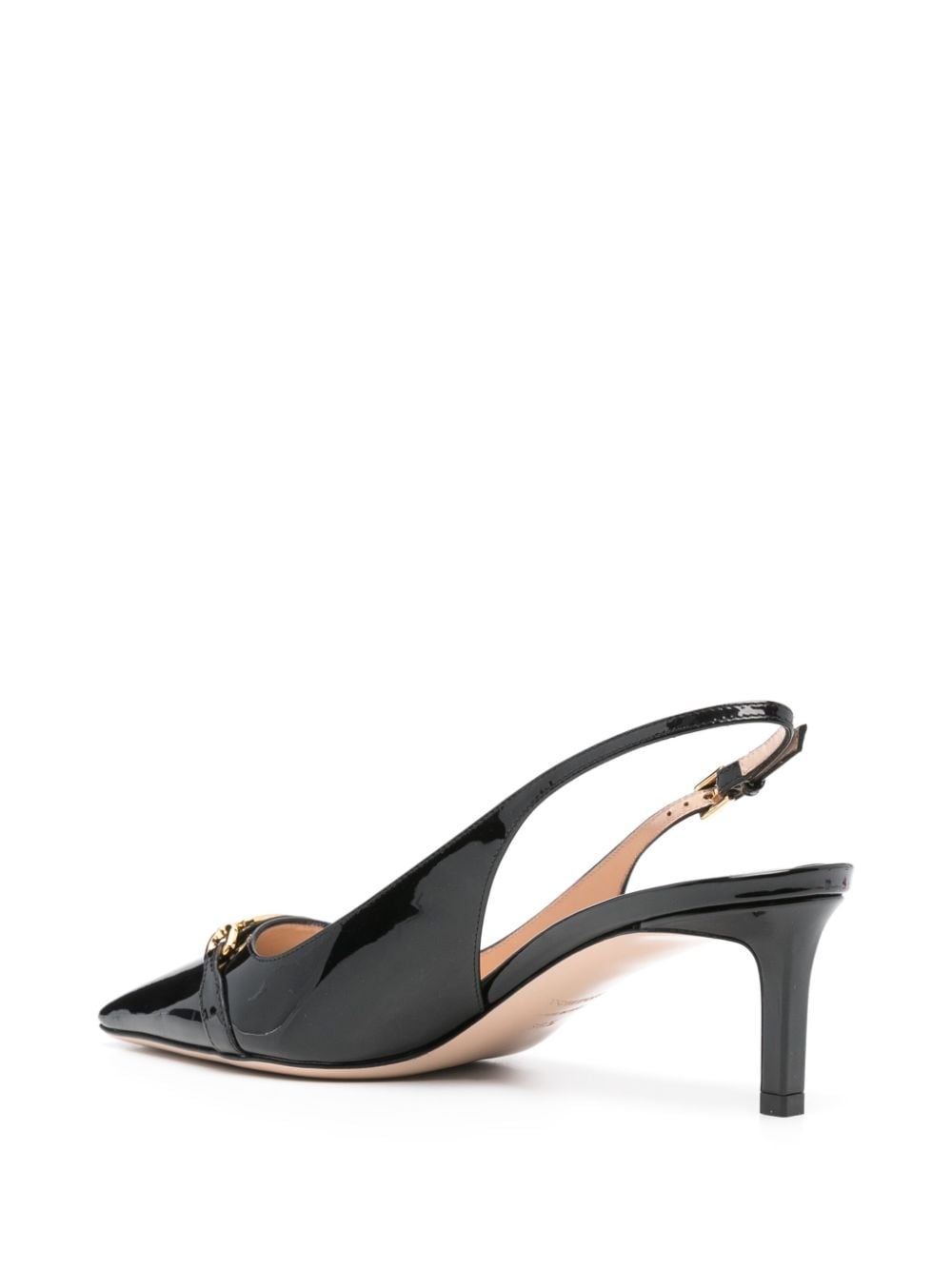 65mm leather pumps - 3