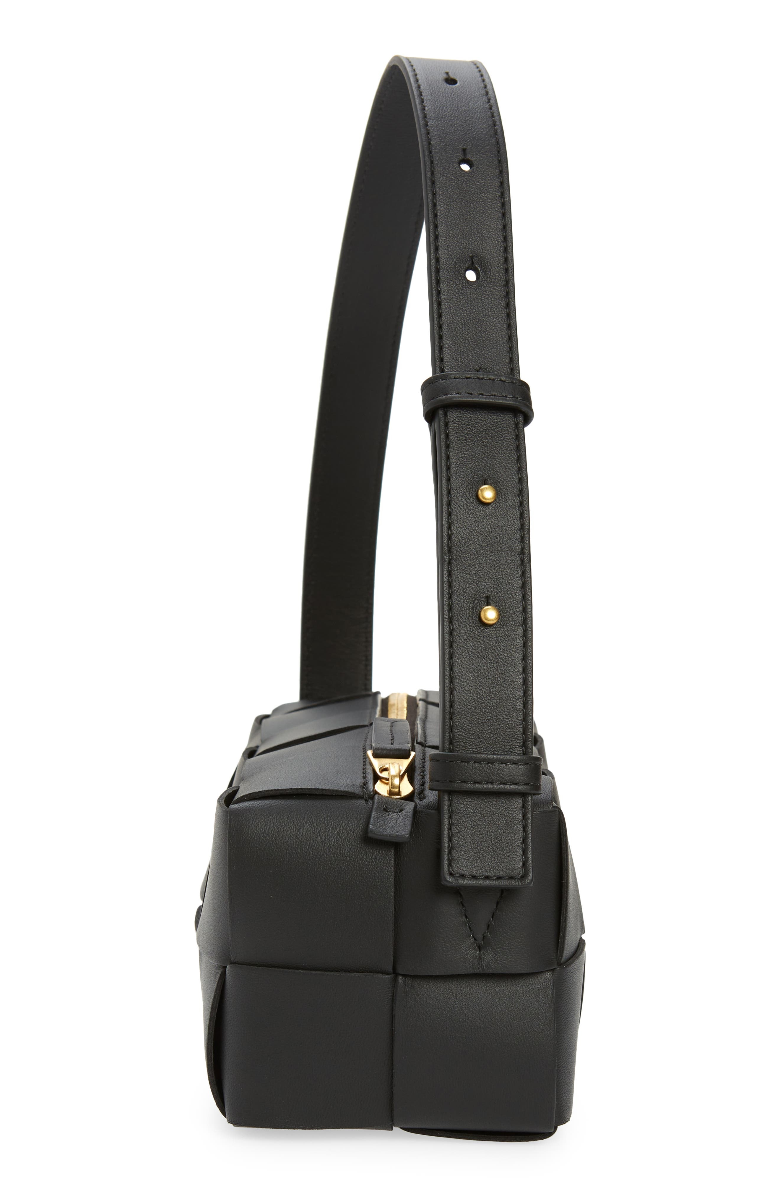 Brick Intrecciato Leather Shoulder Bag - 5
