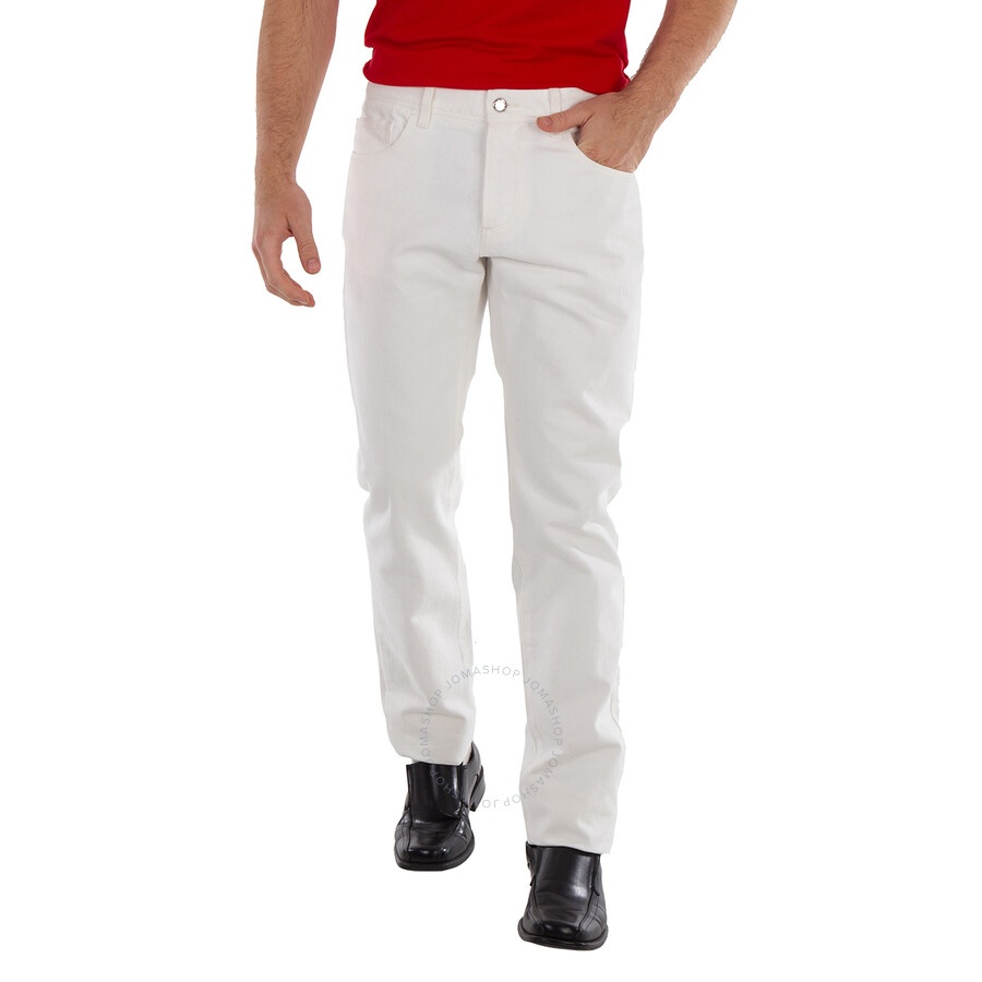 Moncler Genius White 1952 Cotton Jeans, Brand Size 48 (Waist Size 32") - 3
