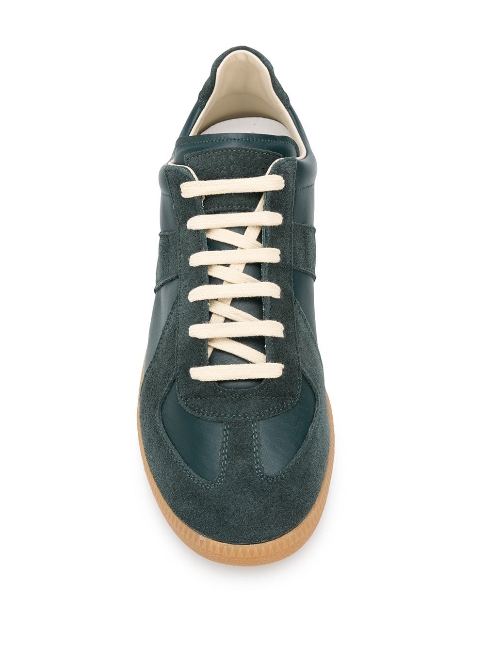 suede low-top sneakers - 4