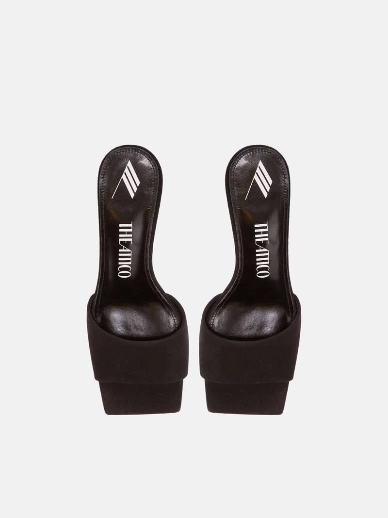 ''CHEOPE'' BLACK AND SILVER MULE 4