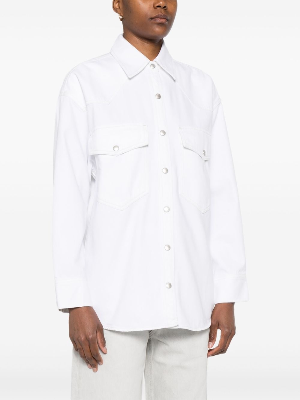 press-stud shirt - 3
