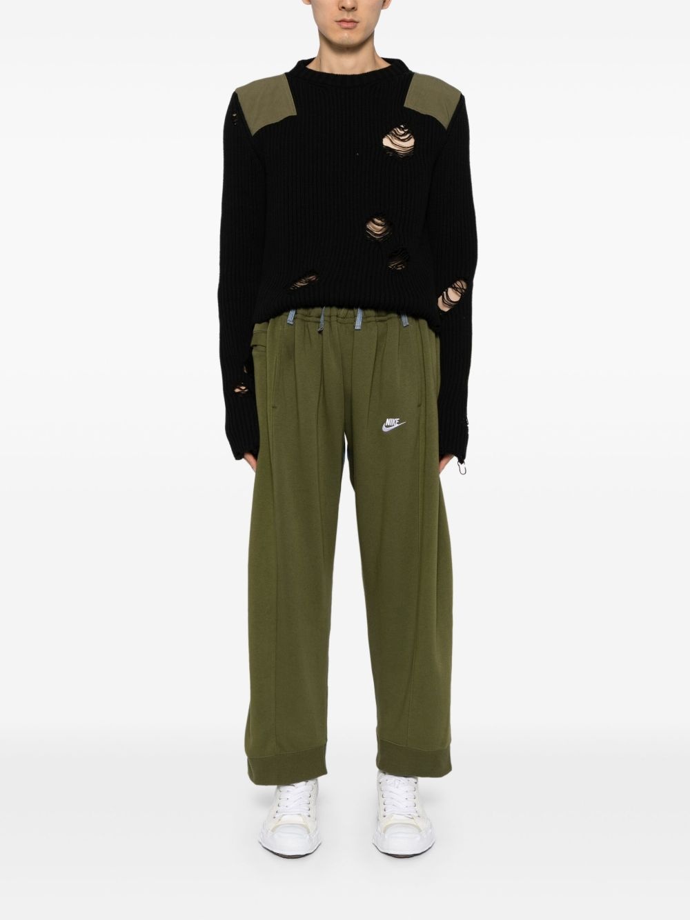 x Nike denim track pants - 2