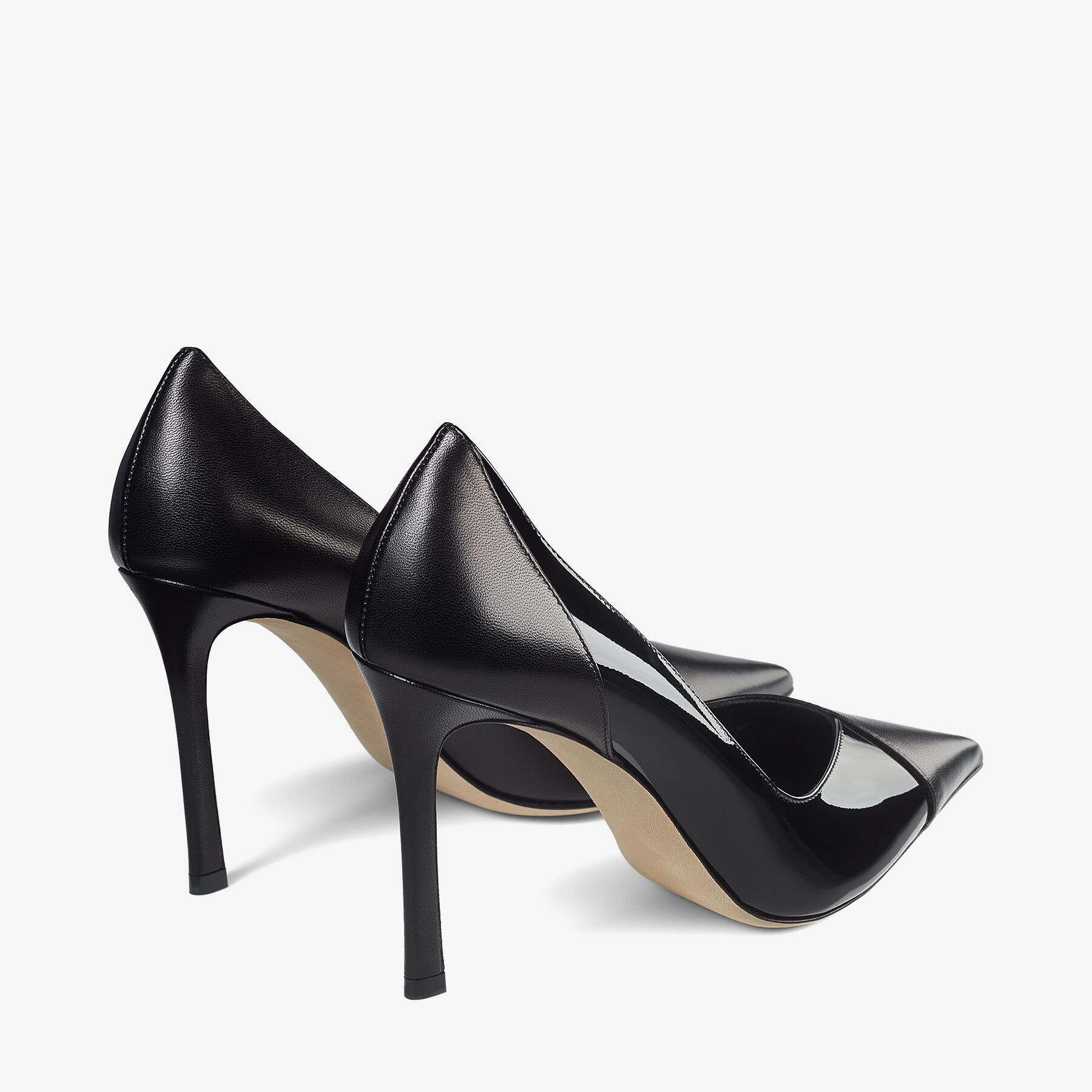 Cass 95
Black Nappa and Patent Leather Pumps - 5