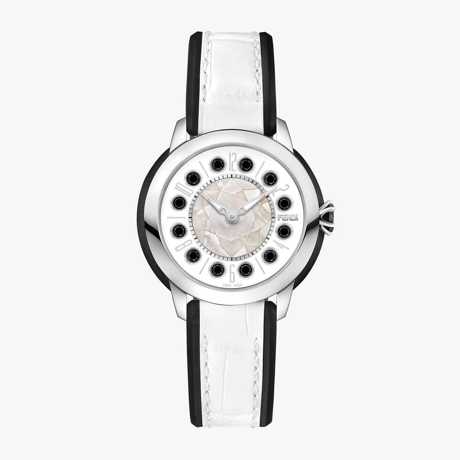 38 mm - Watch with rotating precious stones - 1