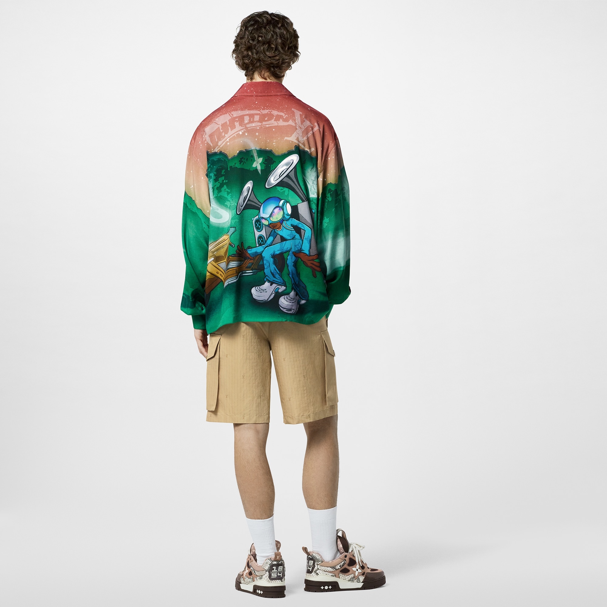 Printed Long-Sleeved Shirt - 3